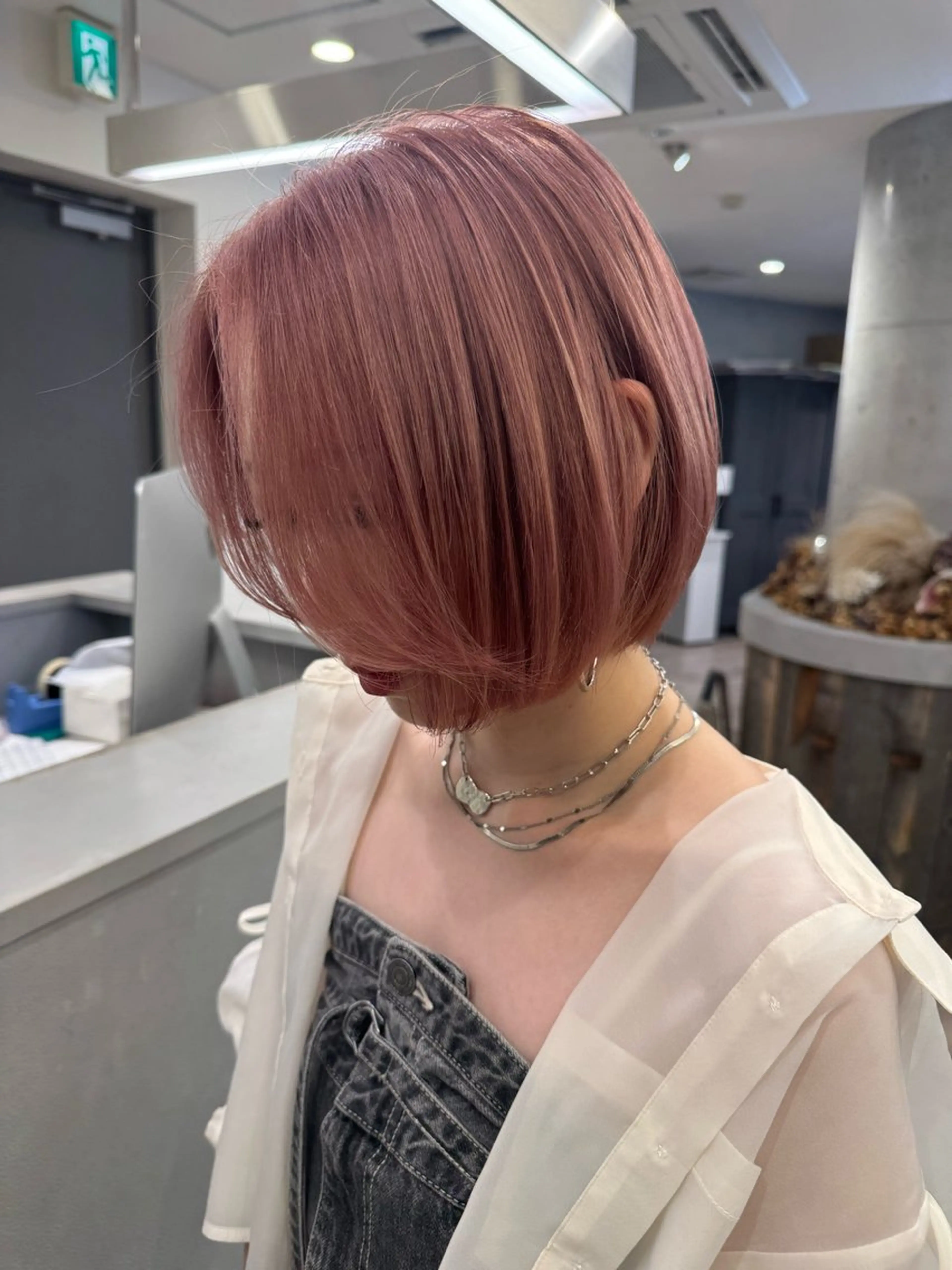 ショート ヘアカラー 韓国ハイトーンカラー kana♡のヘアスタイル