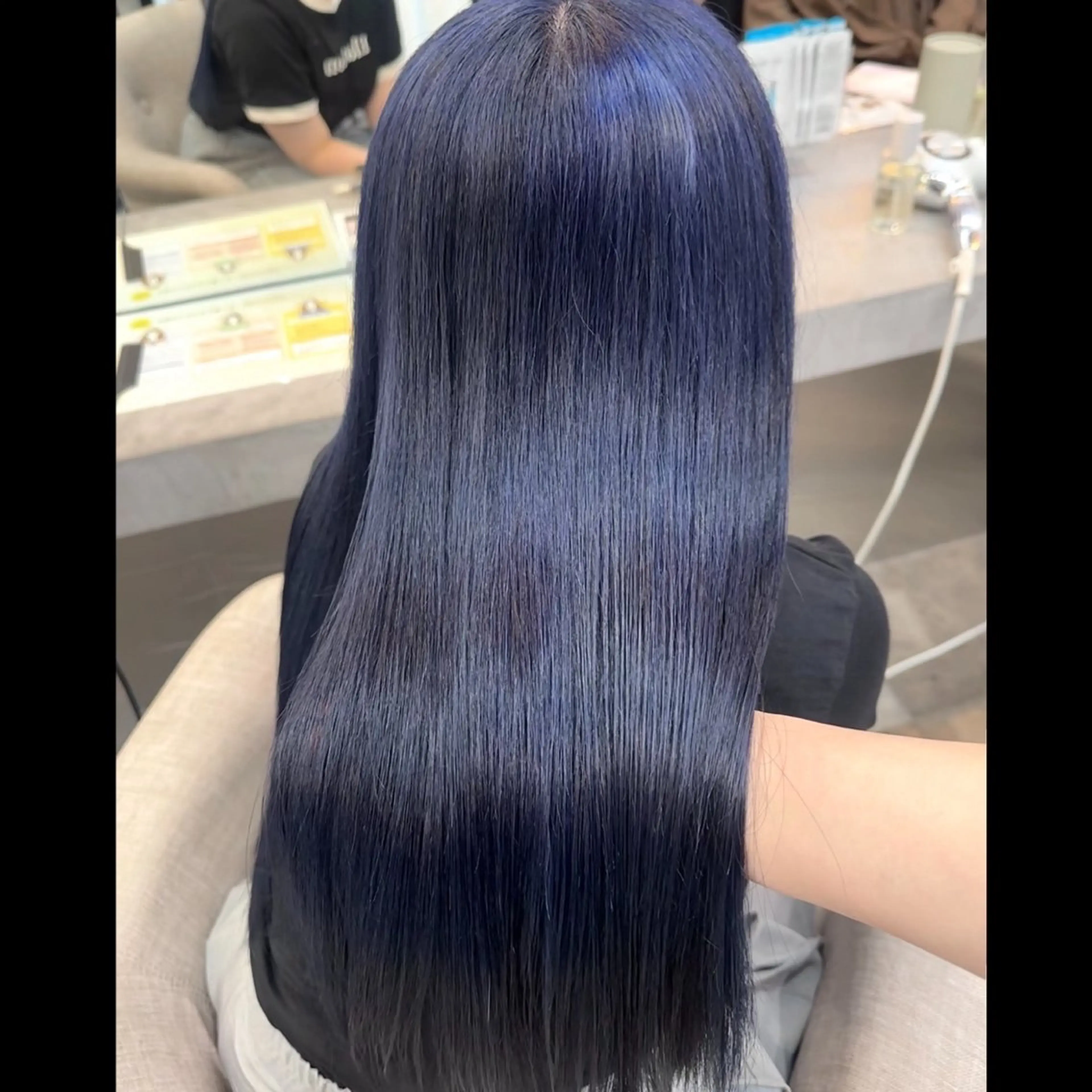 ロング カラー ヘアアレンジ ブリーチ エクステ 🖤kana/艶髪/ 韓国風暗髪カラー🖤のヘアスタイル