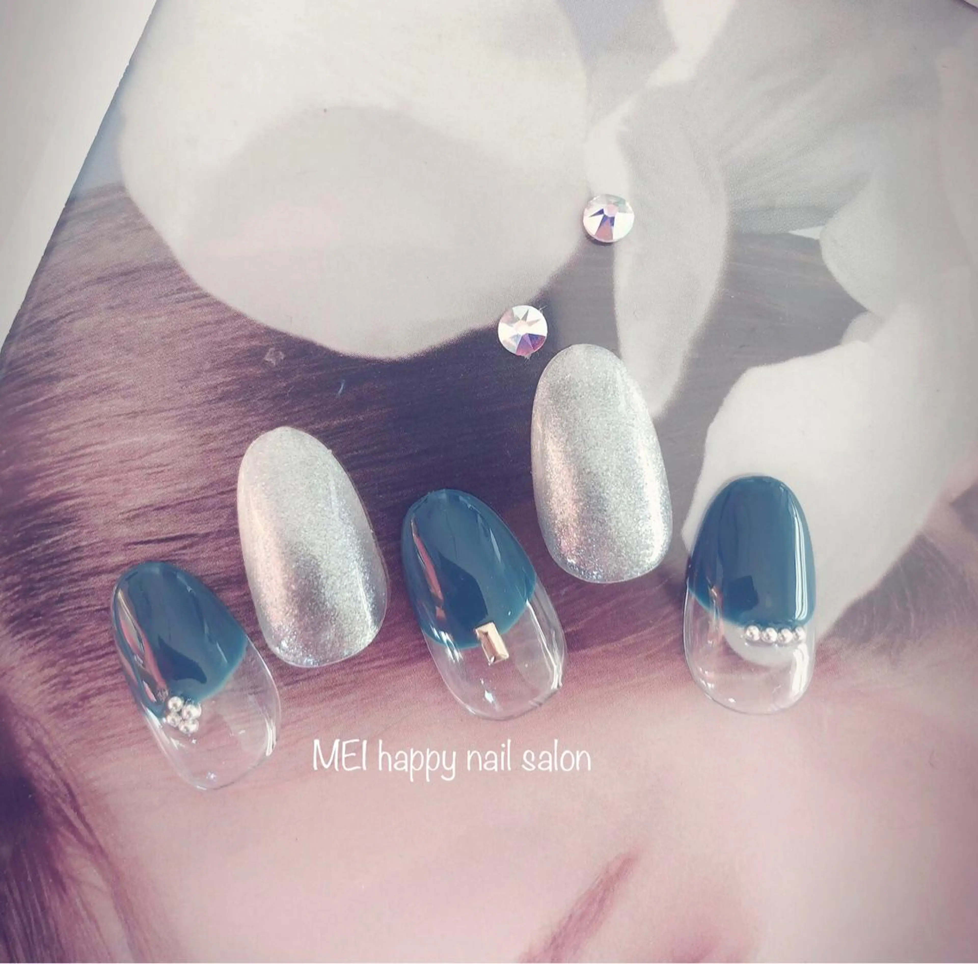 ネイル 北浦和 自爪育成ケアのネイルデザイン