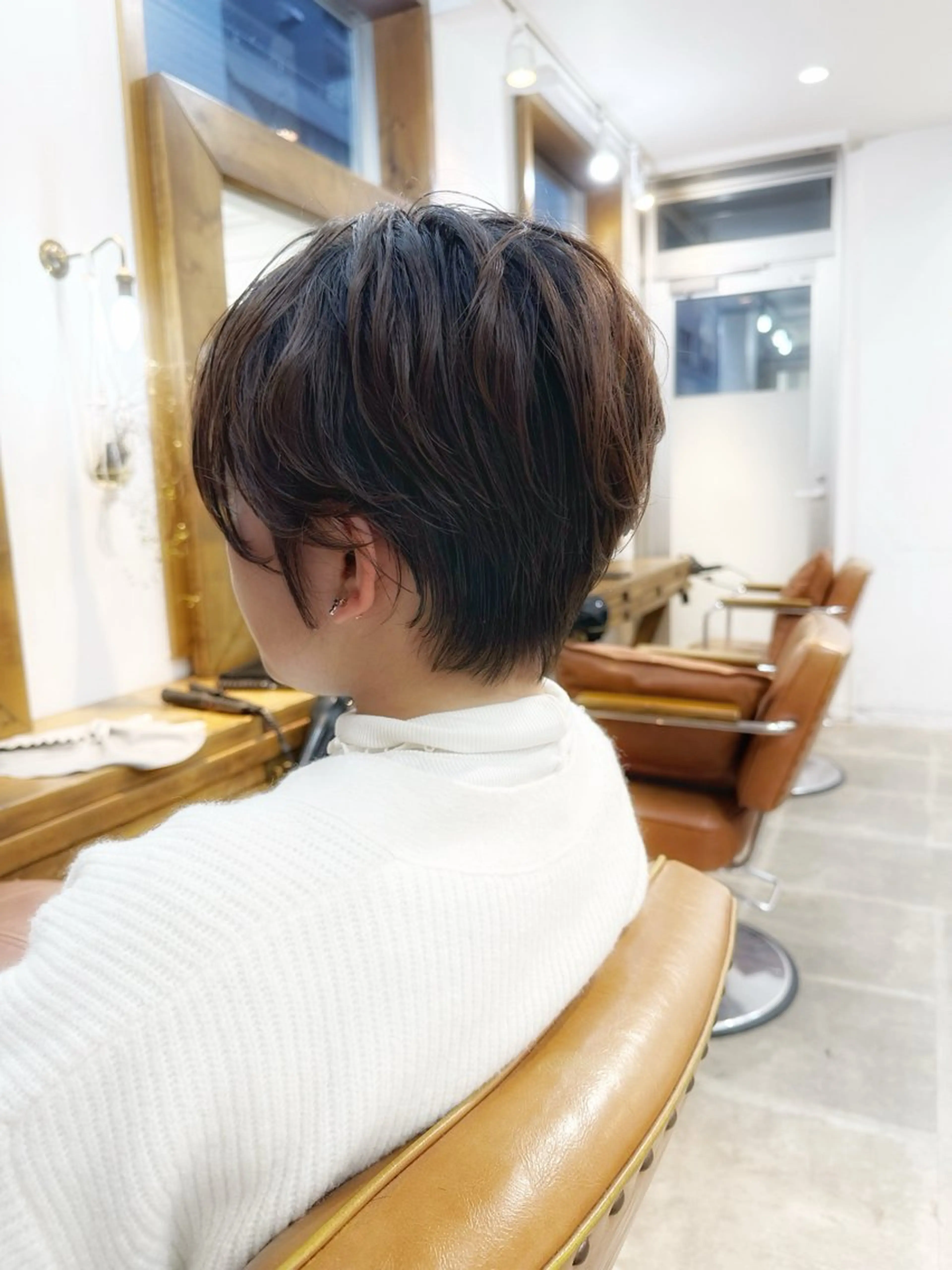 ショート カラー ショートボブ 透明感カラー ボブ ショートヘア 👑銀座ショート/ 絶壁補正/金子涼👑のヘアスタイル