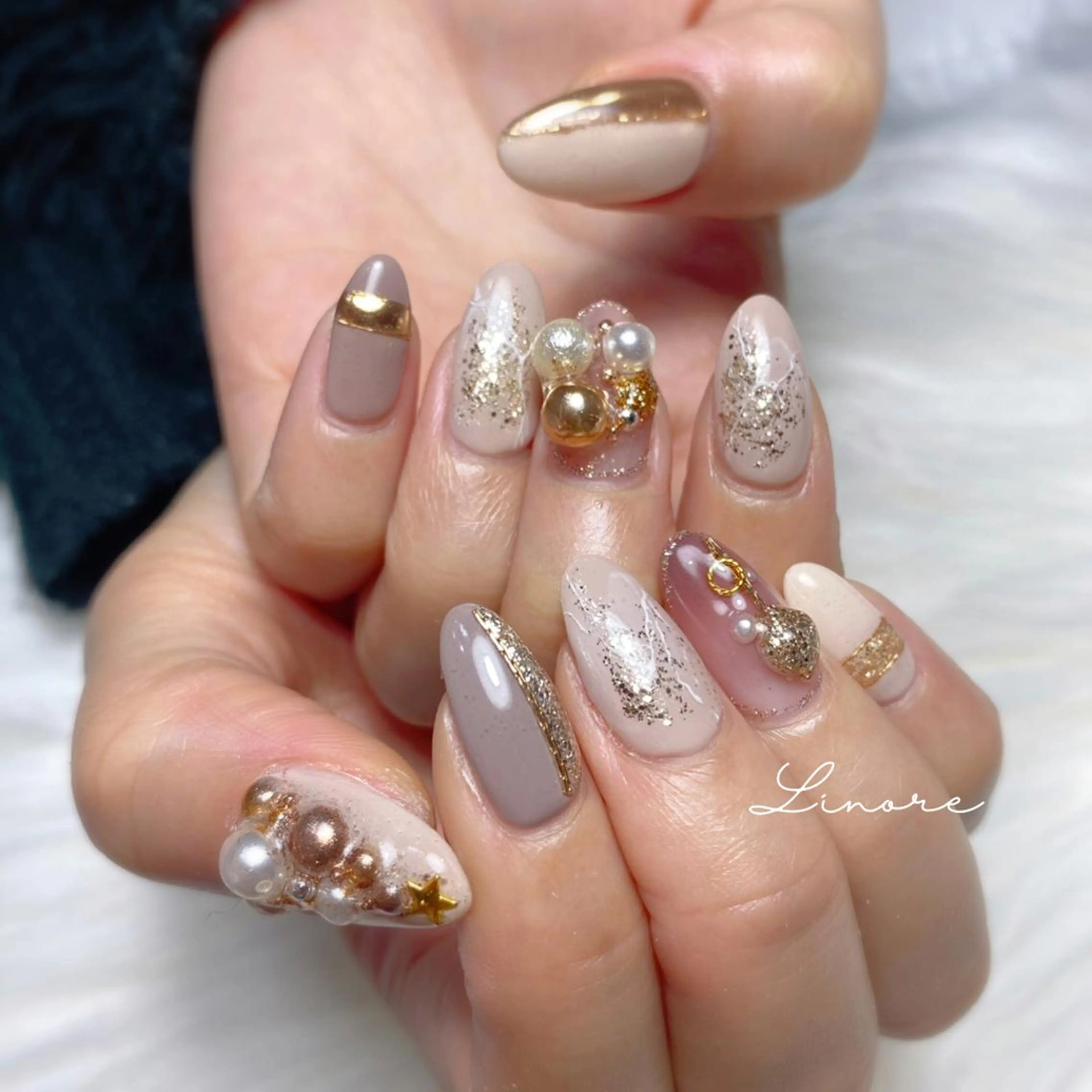 ネイル ハンドネイル nail salon -Linore-のネイルデザイン