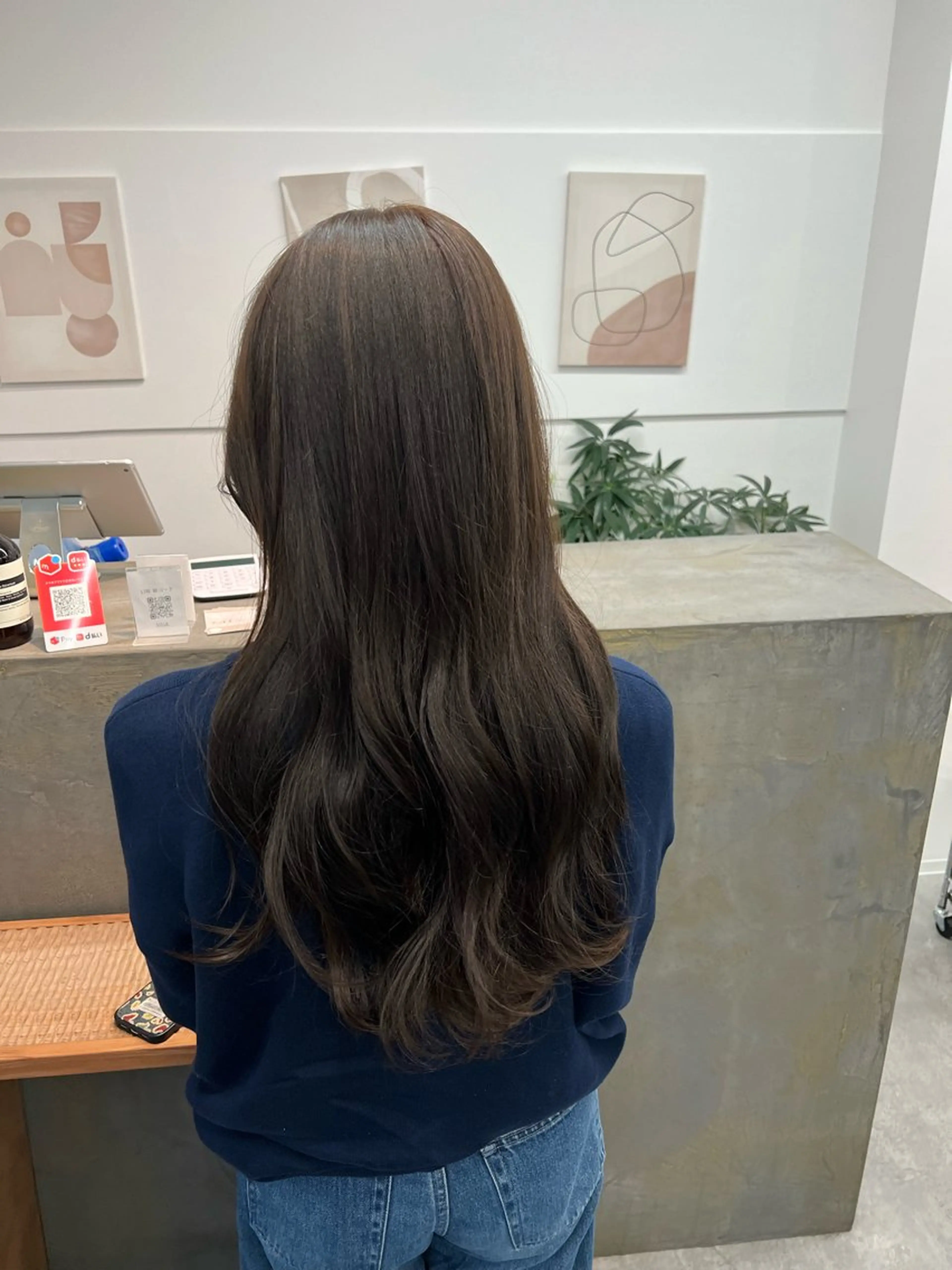 ロング 前 侃太のヘアスタイル