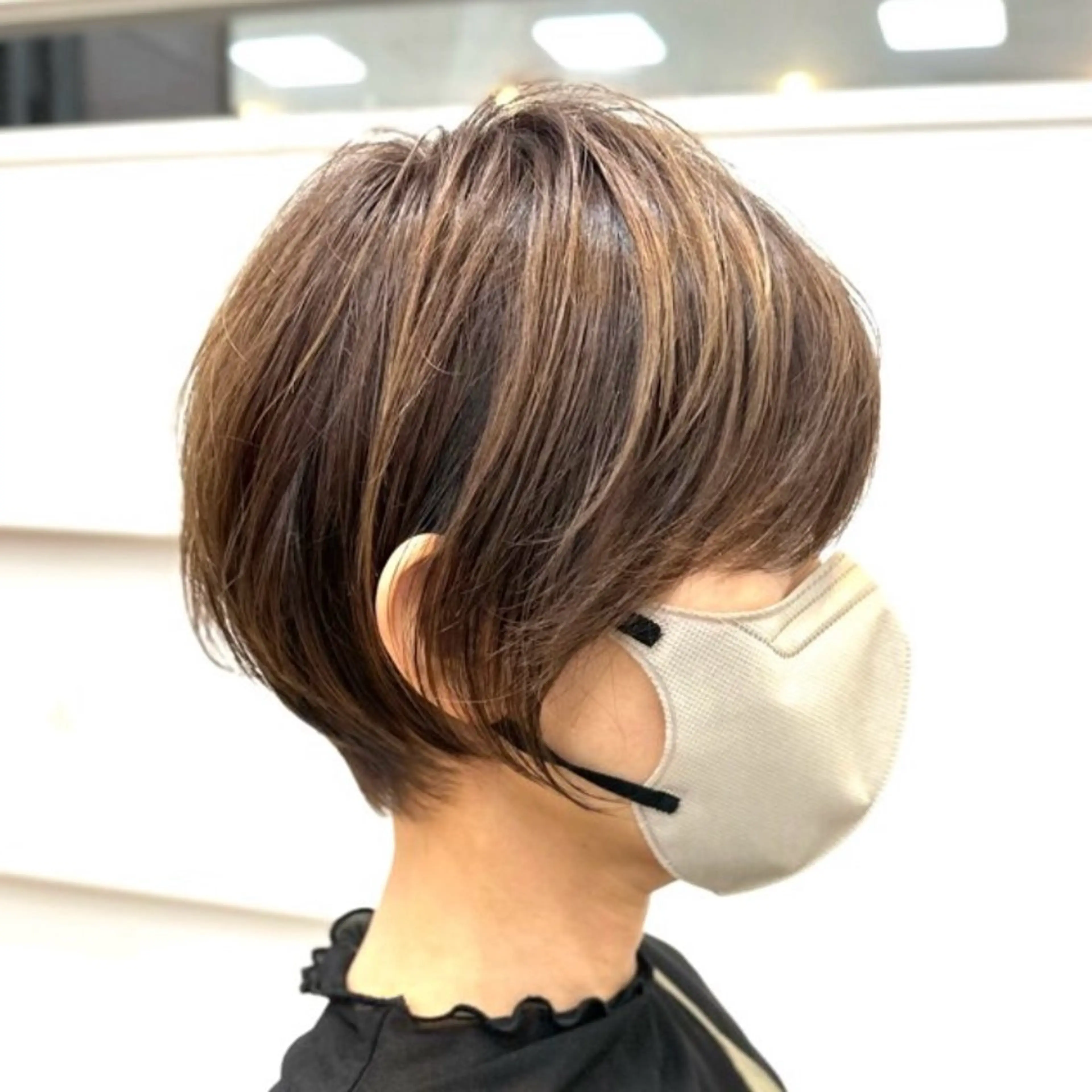 ショート カラー 藤田 祥平のヘアスタイル