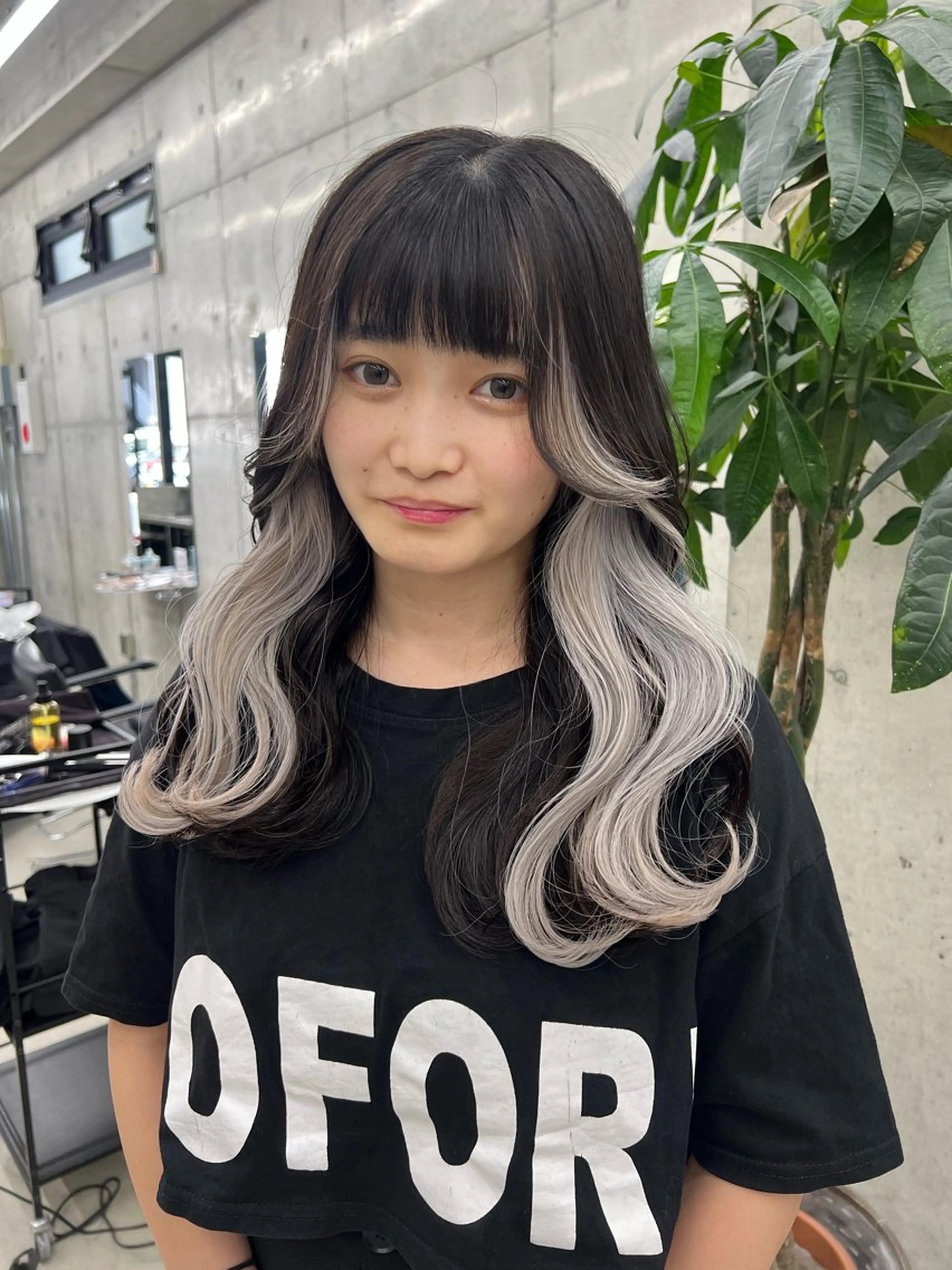 セミロング LINOET名古屋 ブリーチ/ハイトーンのヘアスタイル