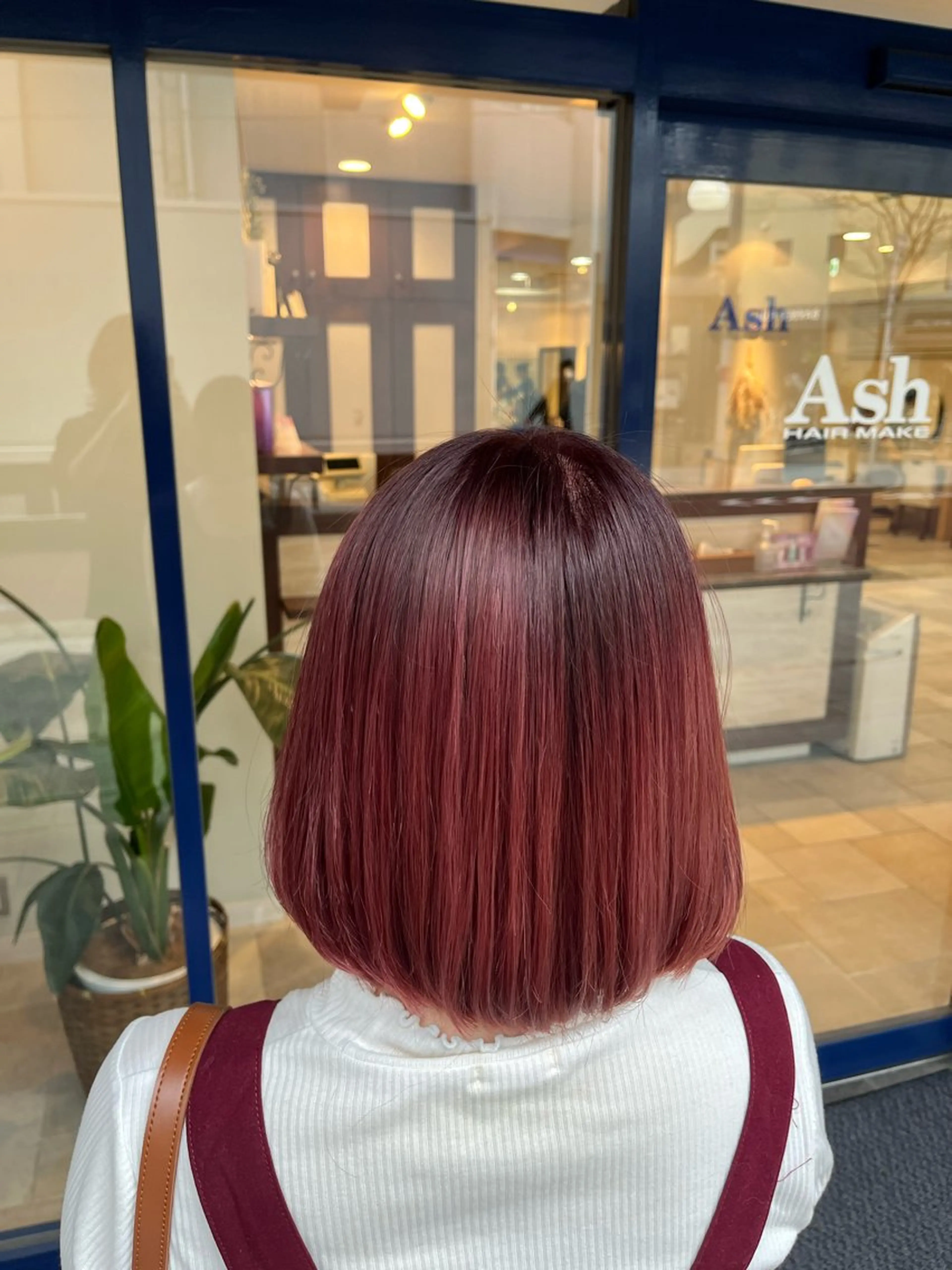 ミディアム カラー カット ヘアカラー 大人透明感艶カラー 寺田稜のヘアスタイル