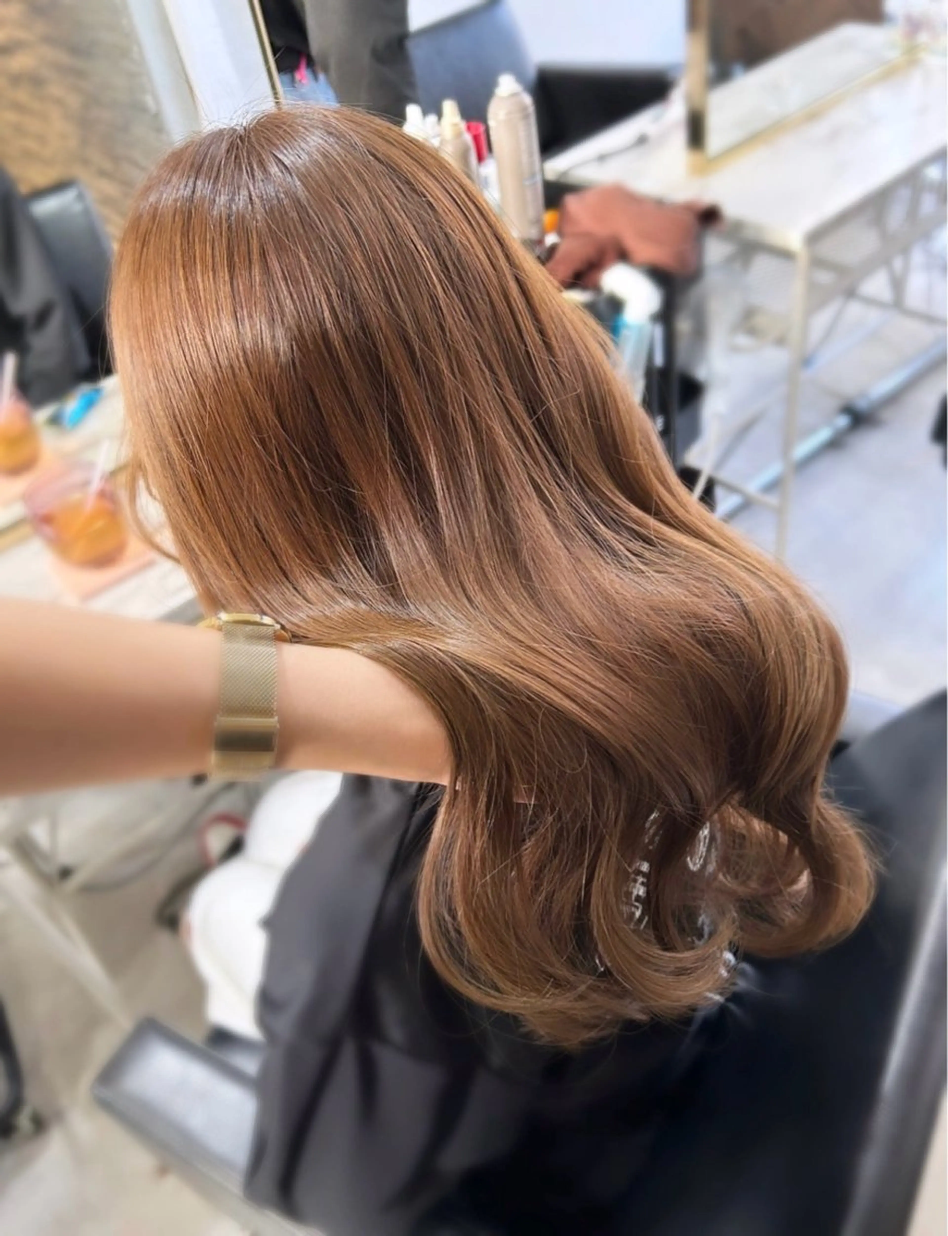 ロング カラー ヘアカラー トリートメント 💘大人可愛く💘 Natsuki❥❥❥のヘアスタイル