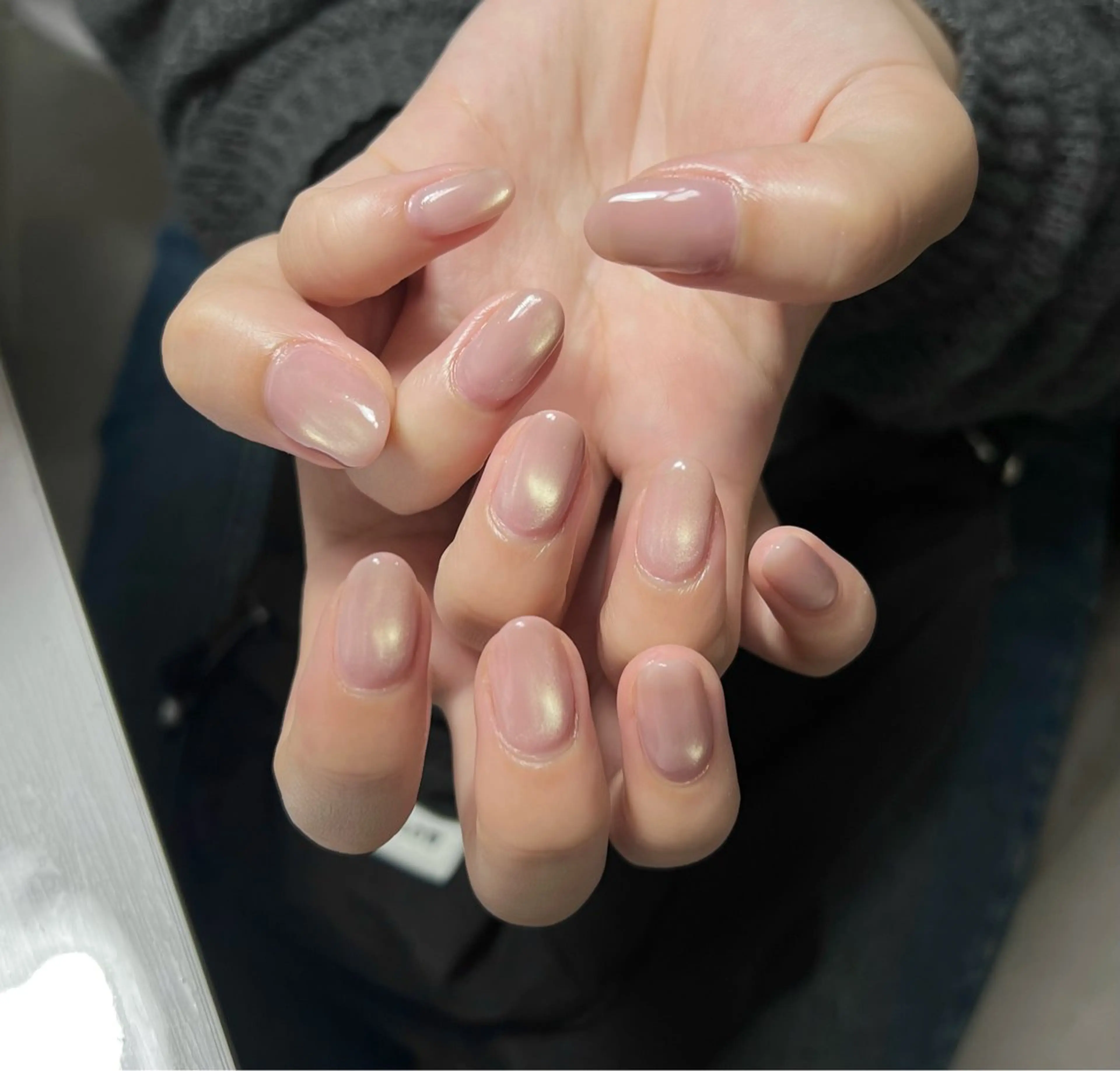 ネイル マグネットネイル ワンカラーネイル ハンドネイル nailsalon bijuのネイルデザイン