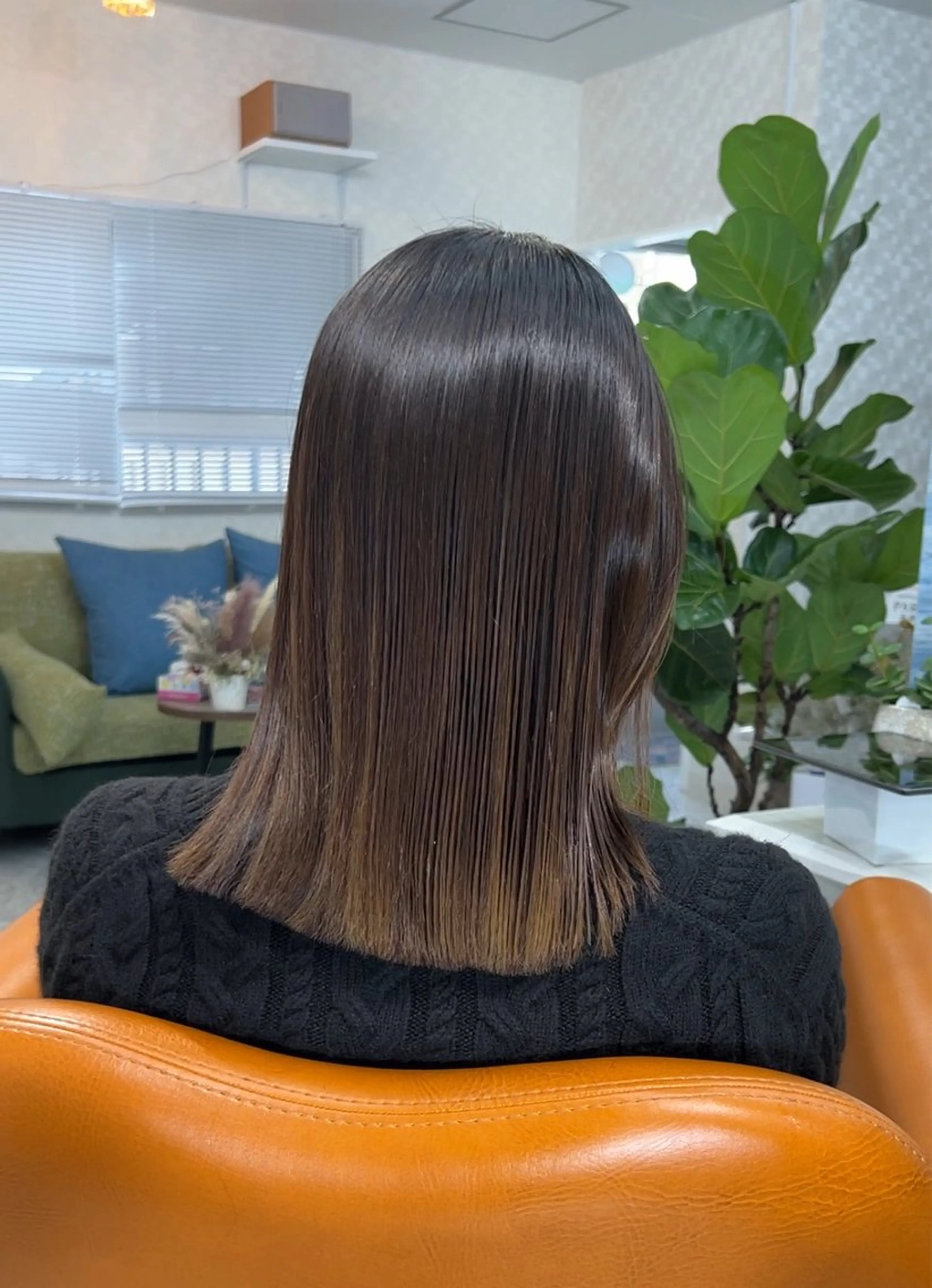 🎉YUKI指名期間限定キャンペーン🎉縮毛矯正（ブリーチ毛対応⭕️）＋補修トリートメント　8500円の写真