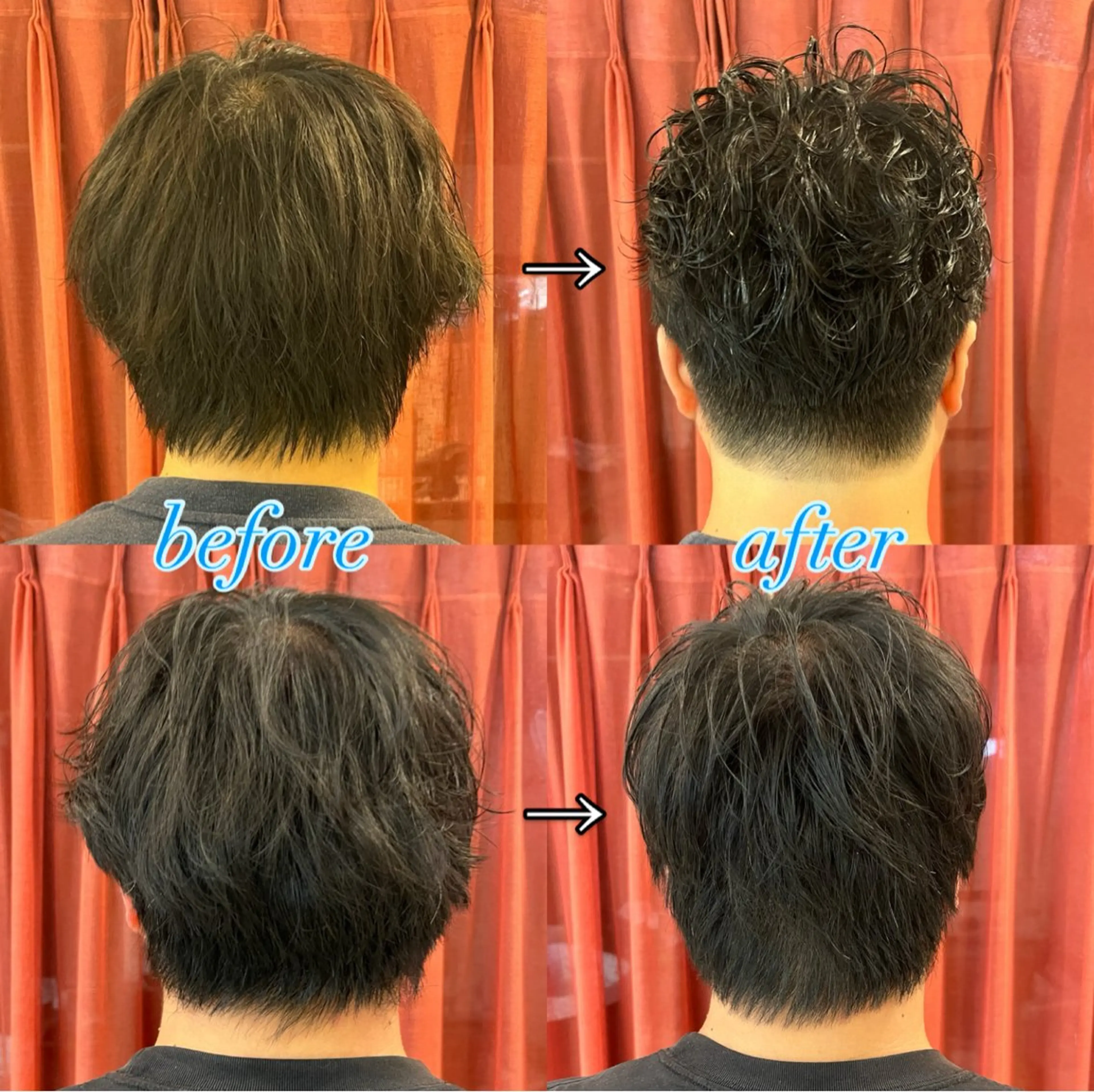 ショート パーマ メンズ カット パーマ PARS 流山店 Otoyaのヘアスタイル