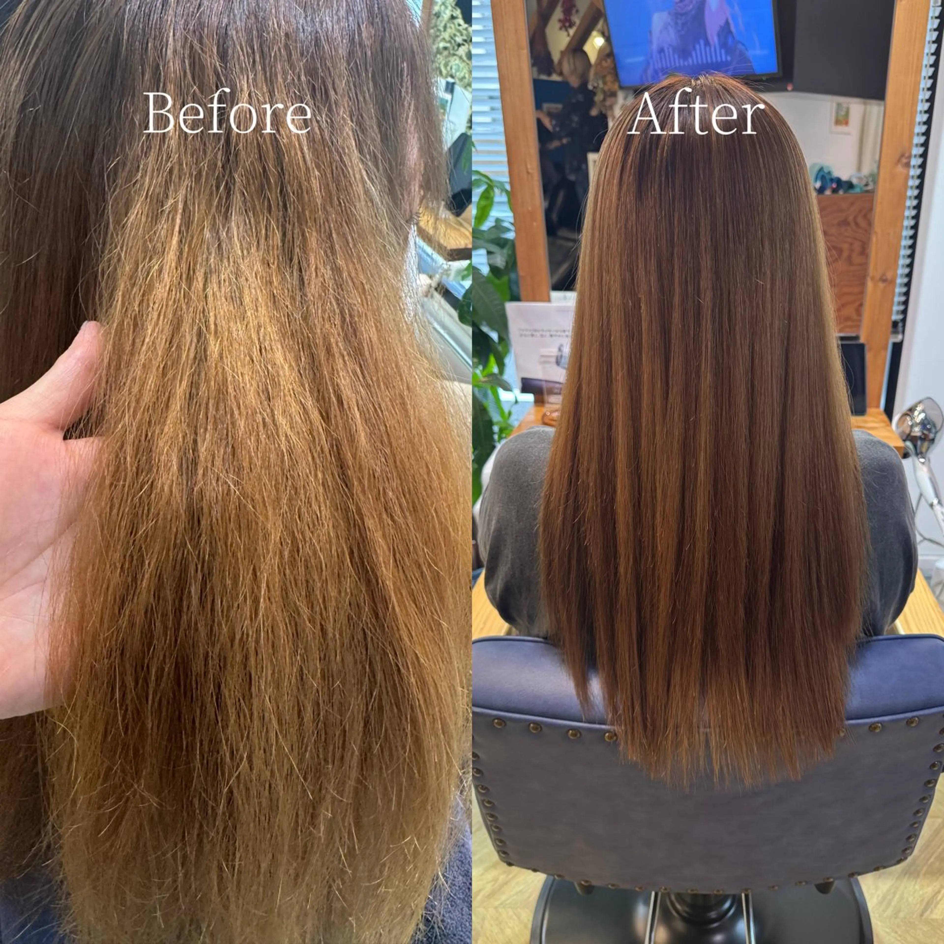 ロング 縮毛矯正 トリートメント 髪質改善/艶髪特化/ kaori🪄のヘアスタイル