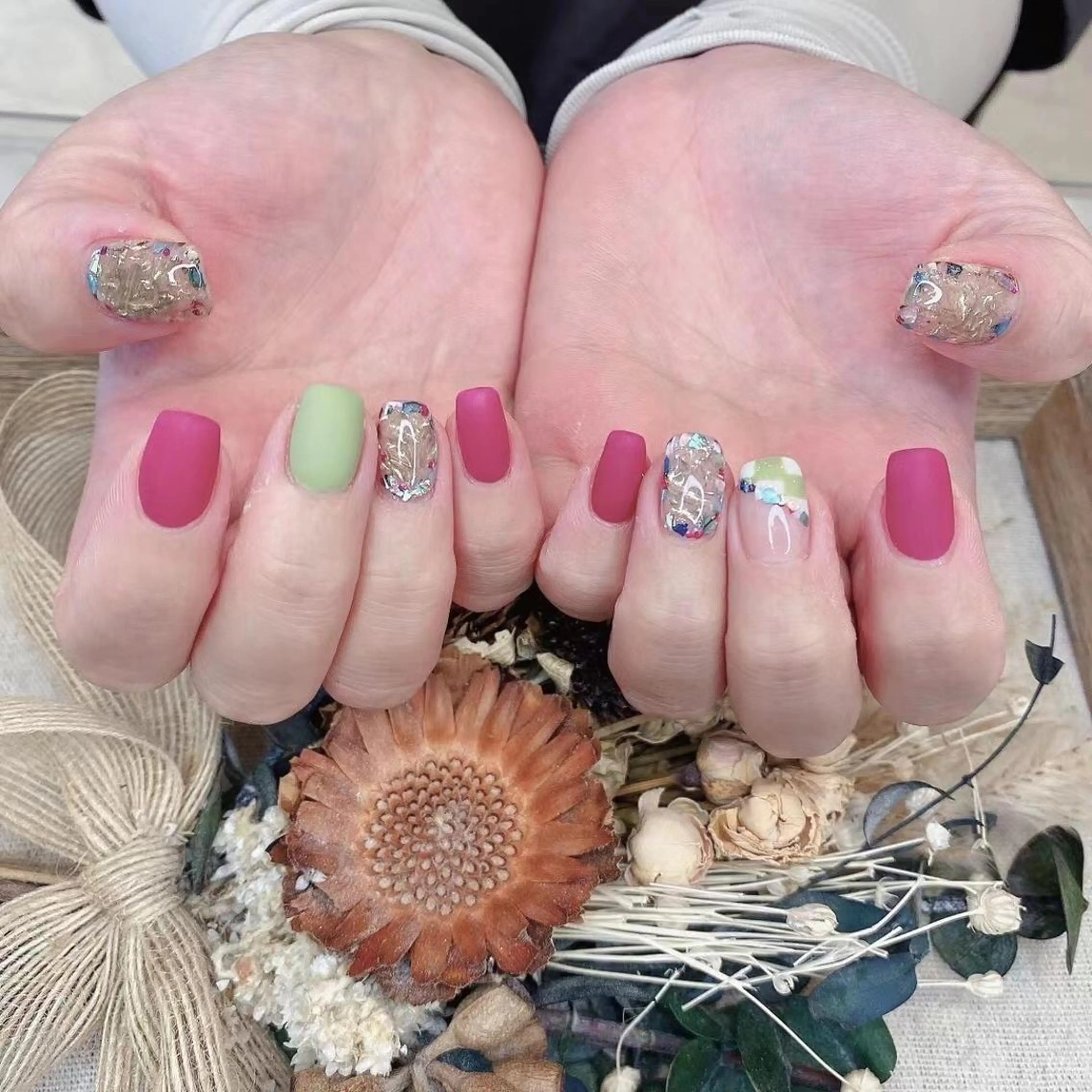 ネイル マットネイル babarla Nailのネイルデザイン