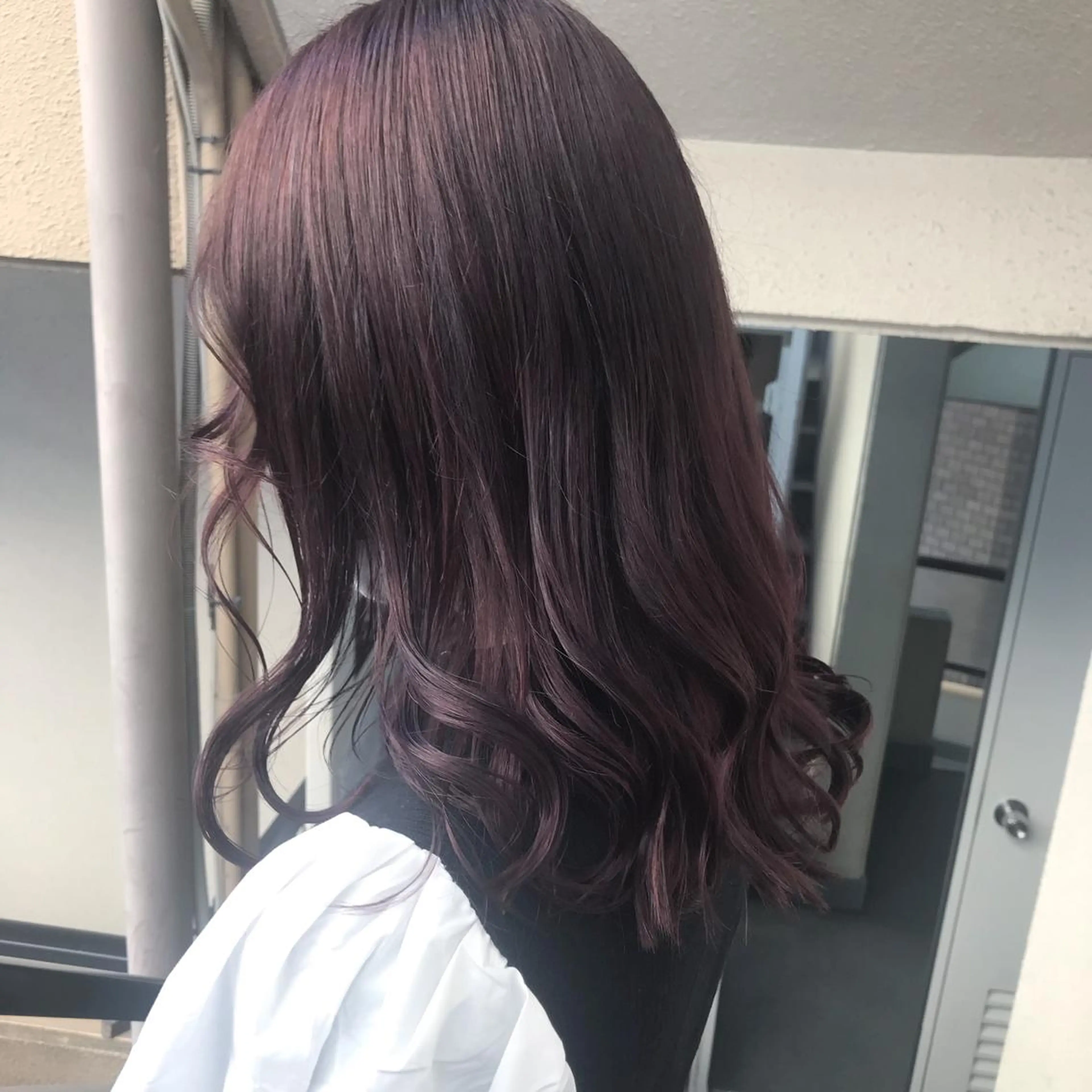 セミロング カラー ヘアカラー 縮毛矯正 トリートメント 💎髪質改善💎 デザイナーshinのヘアスタイル