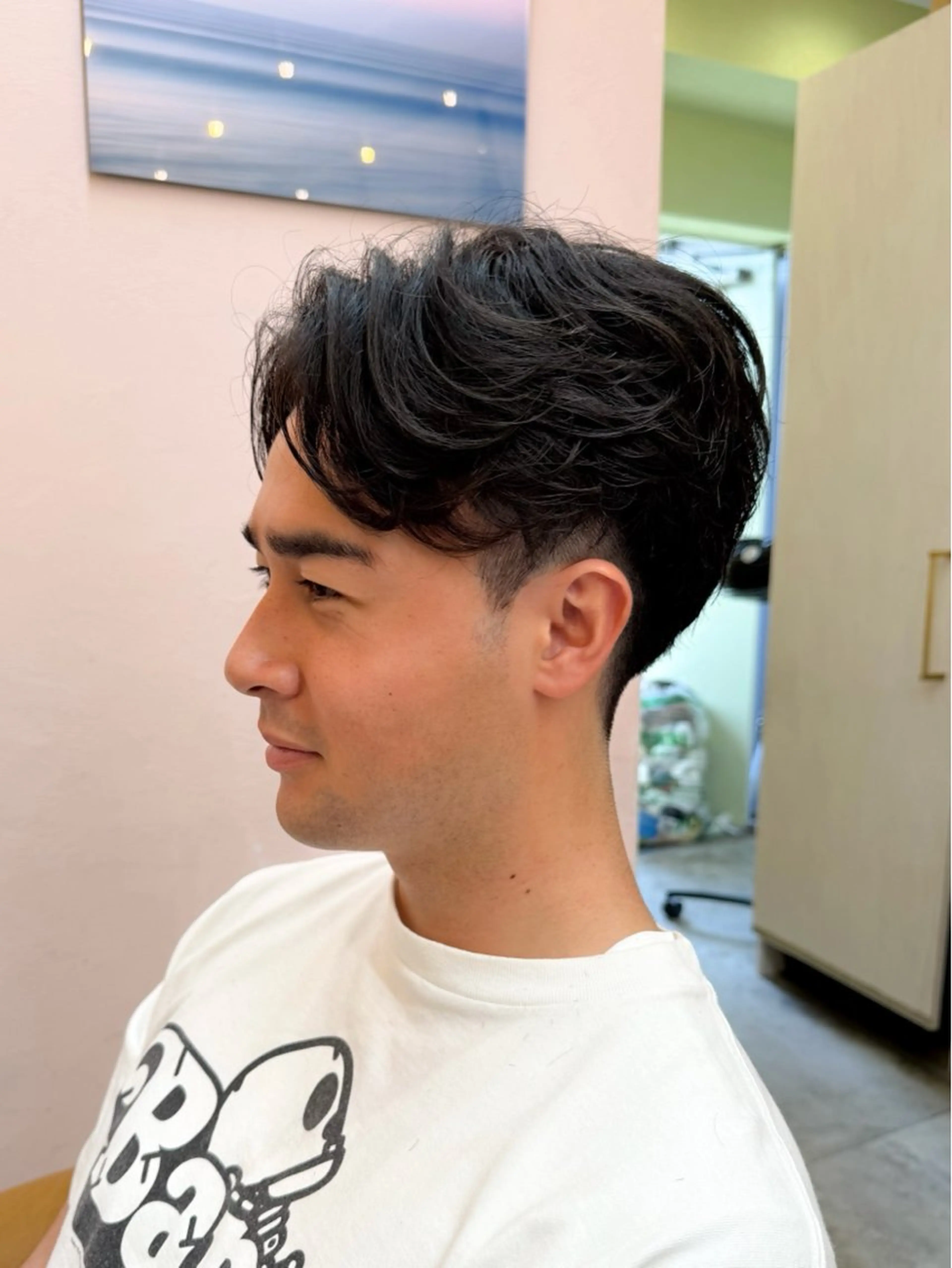 ショート カラー パーマ メンズ 似合わせカット カット トリートメント 巻ける縮毛矯正✨ ボブ/ショートともきのヘアスタイル