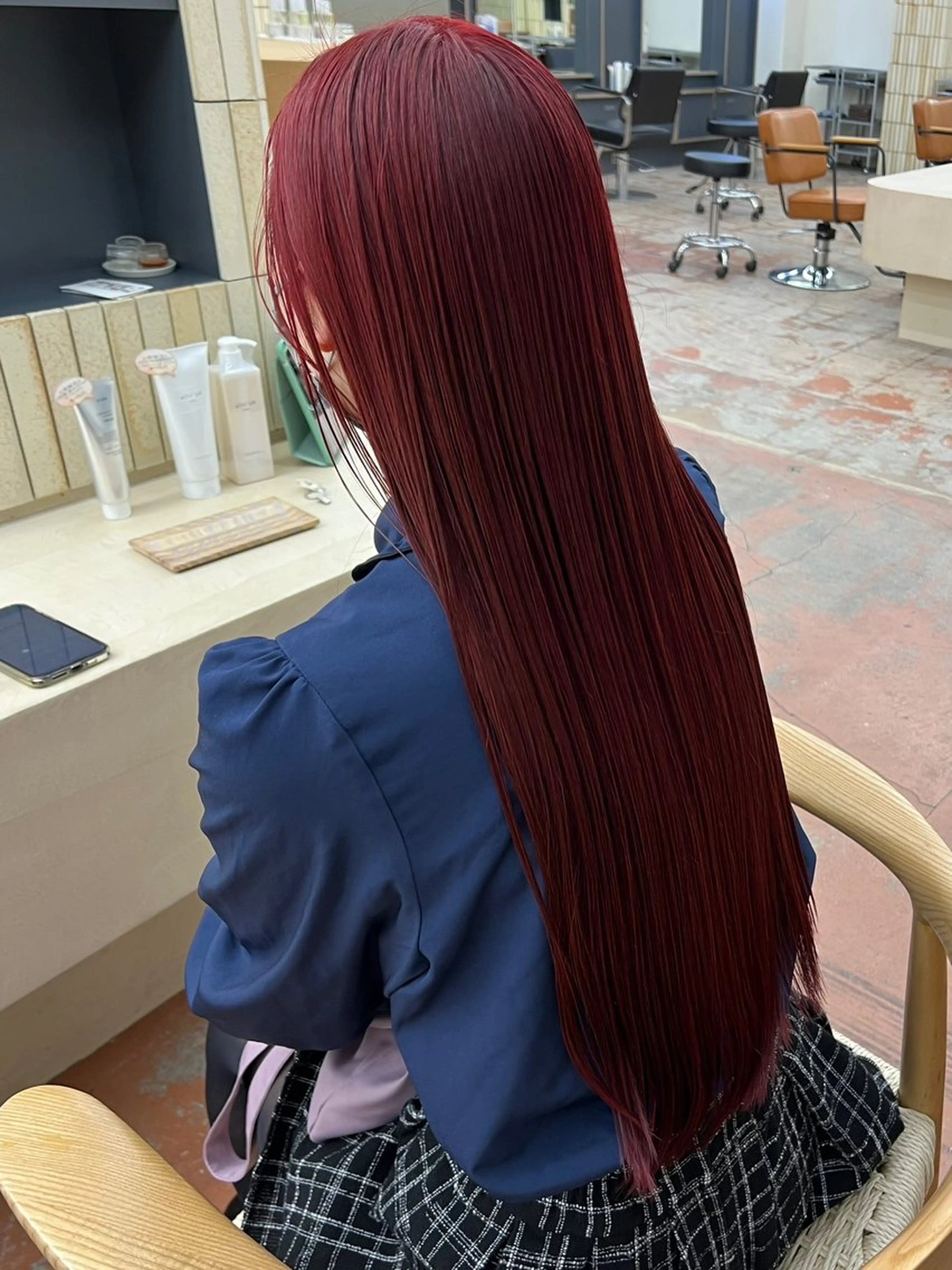 セミロング カラー カット ヘアカラー トリートメント 矢場町/栄/上前津/ 佐藤祐希のヘアスタイル