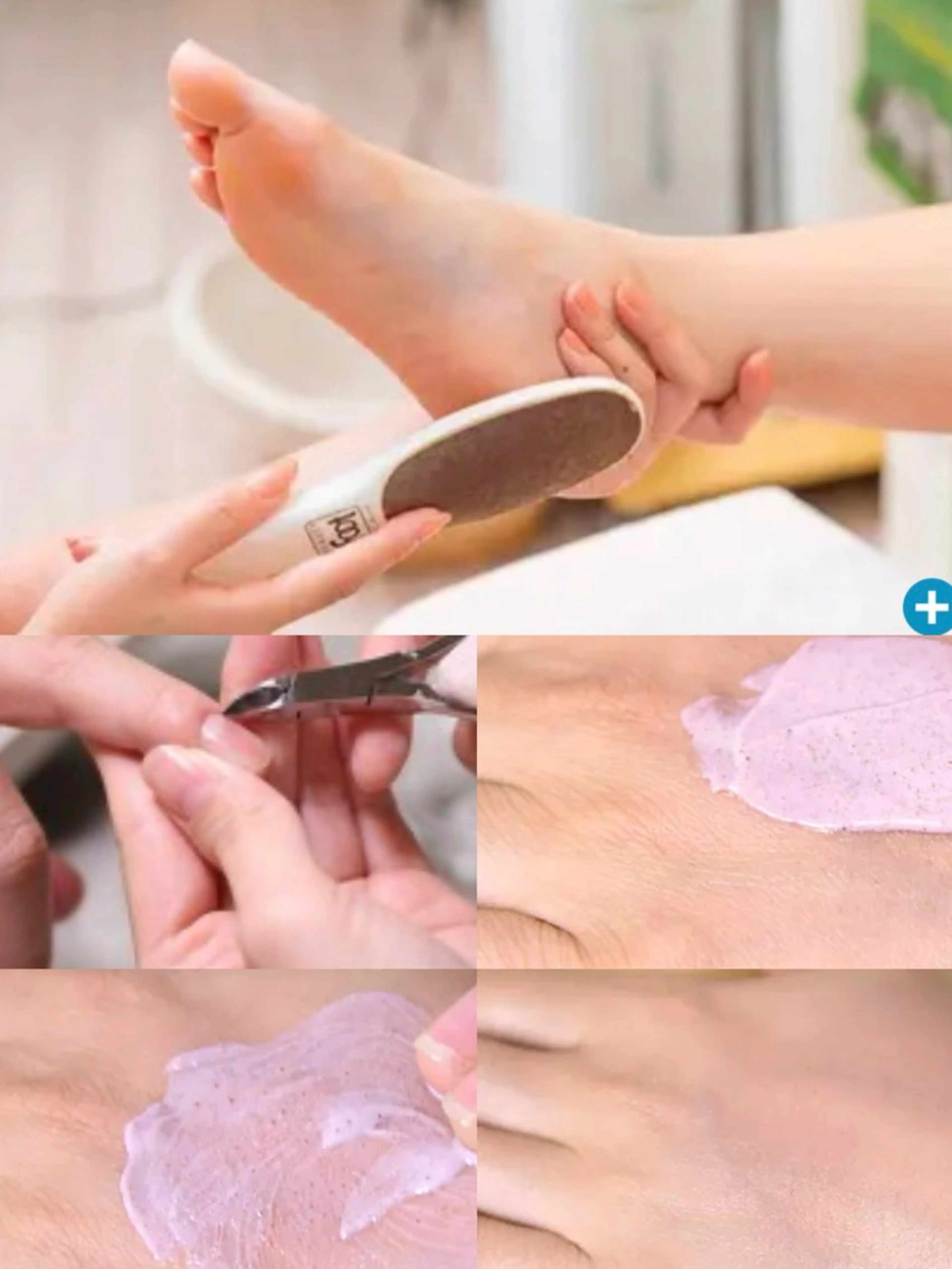 ≪フット角質ケア30分+リフレクソロジー30分+ハンドケア30分+ 足湯5分サービス ≫かかとのガサガサと手足のだるさにの写真