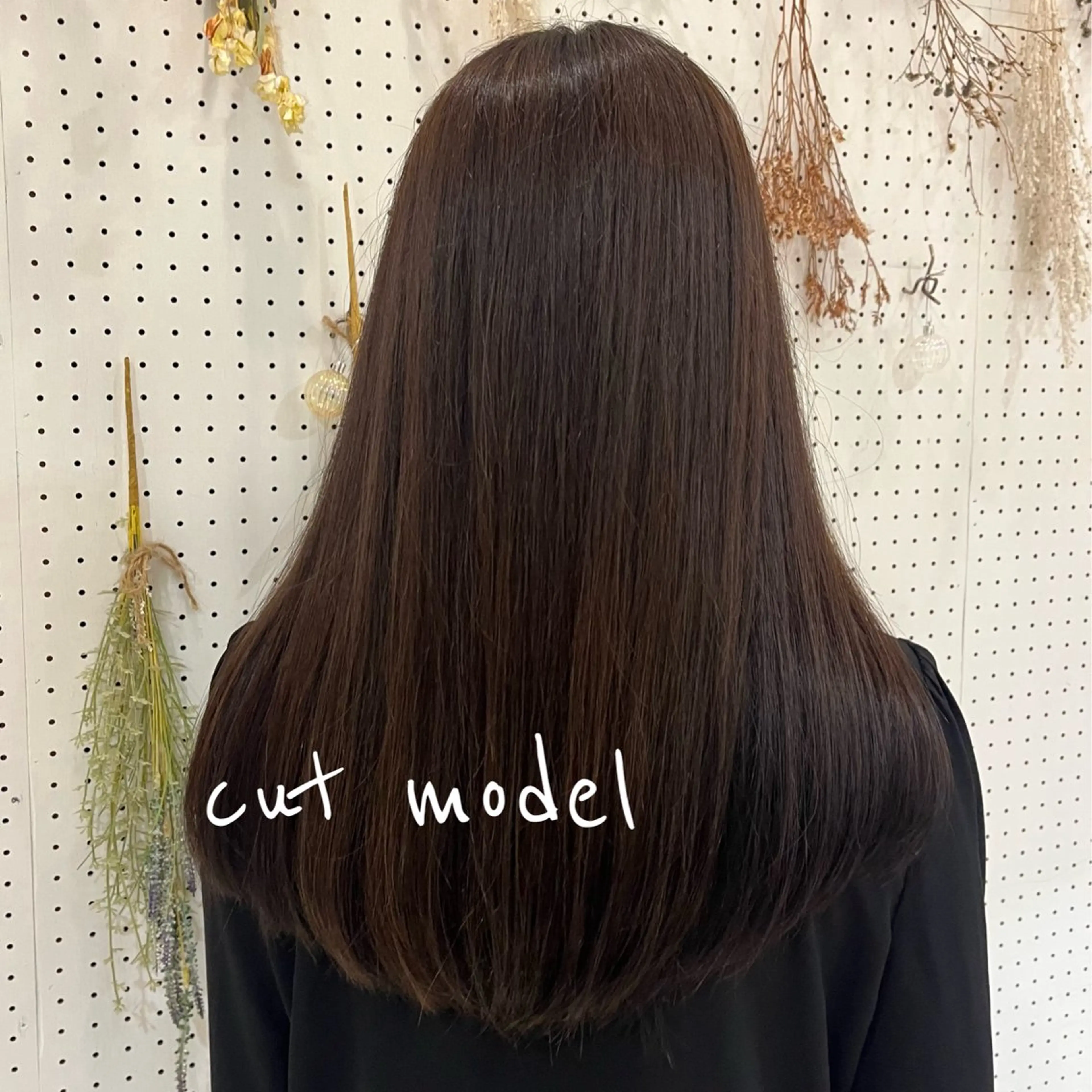 ロング ★韓国トレンドカット ★むなかたももかのヘアスタイル