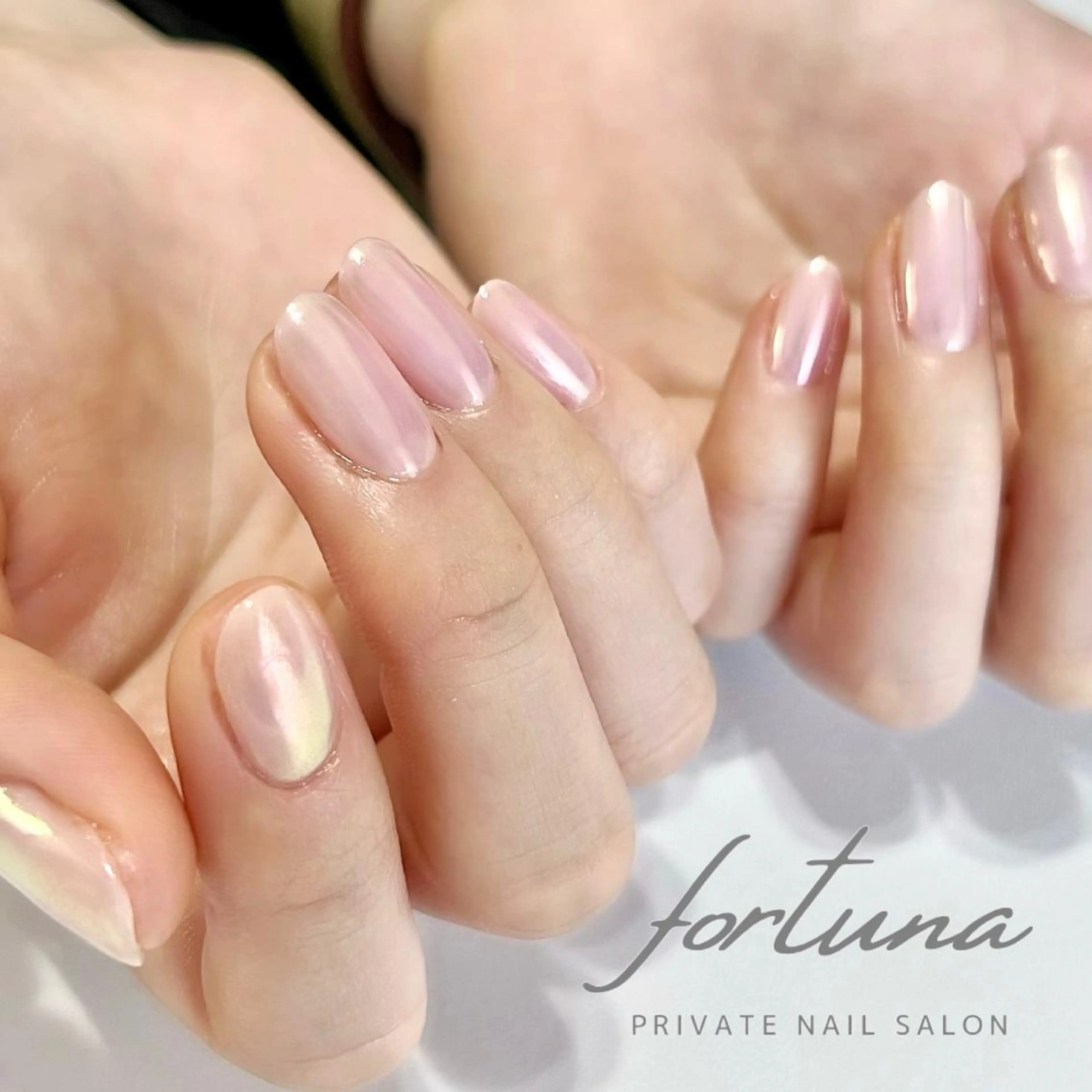 ネイル オーロラネイル ハンドネイル fortuna 武藤裕美のネイルデザイン