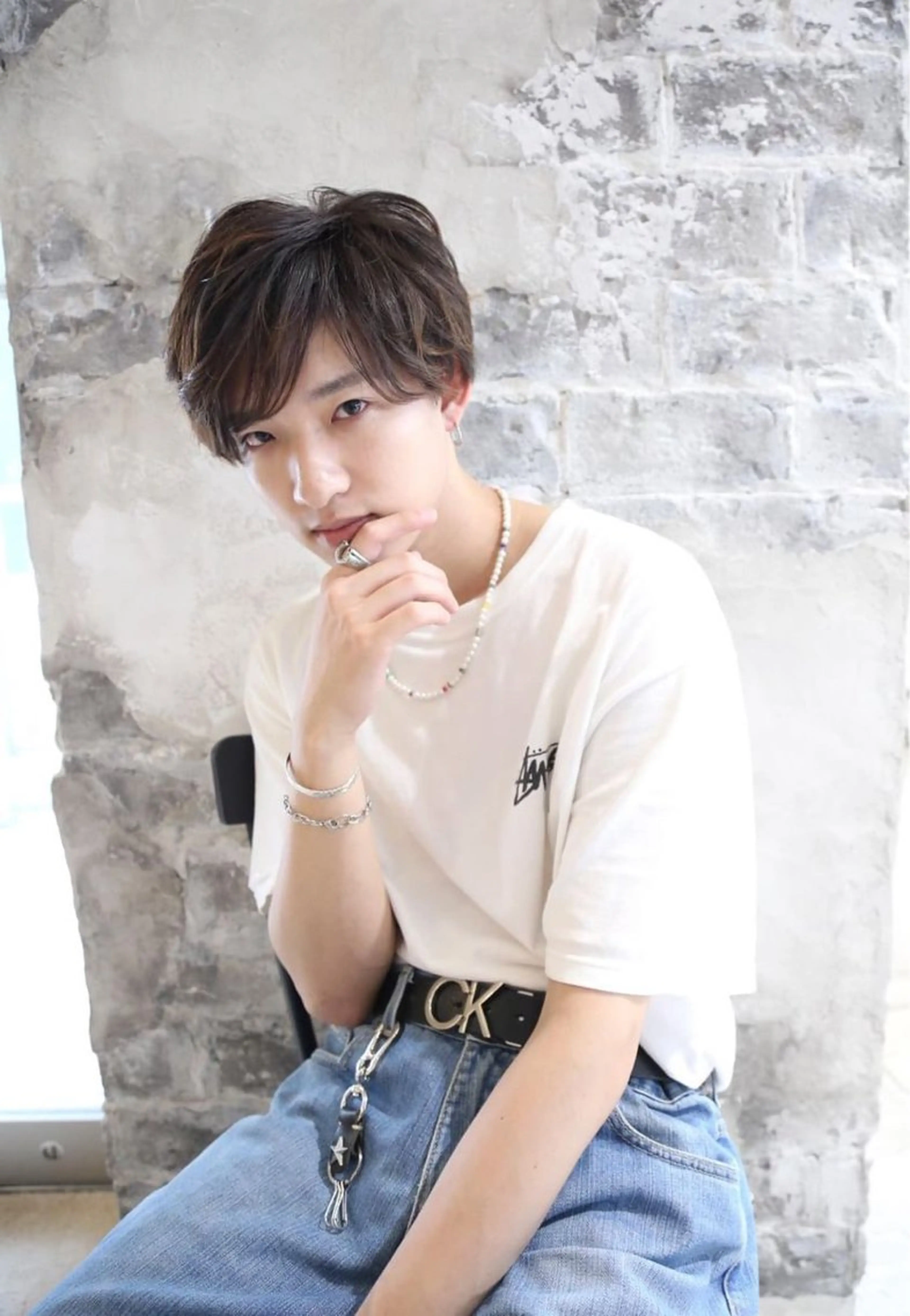 ショート パーマ 馬場 彩のヘアスタイル