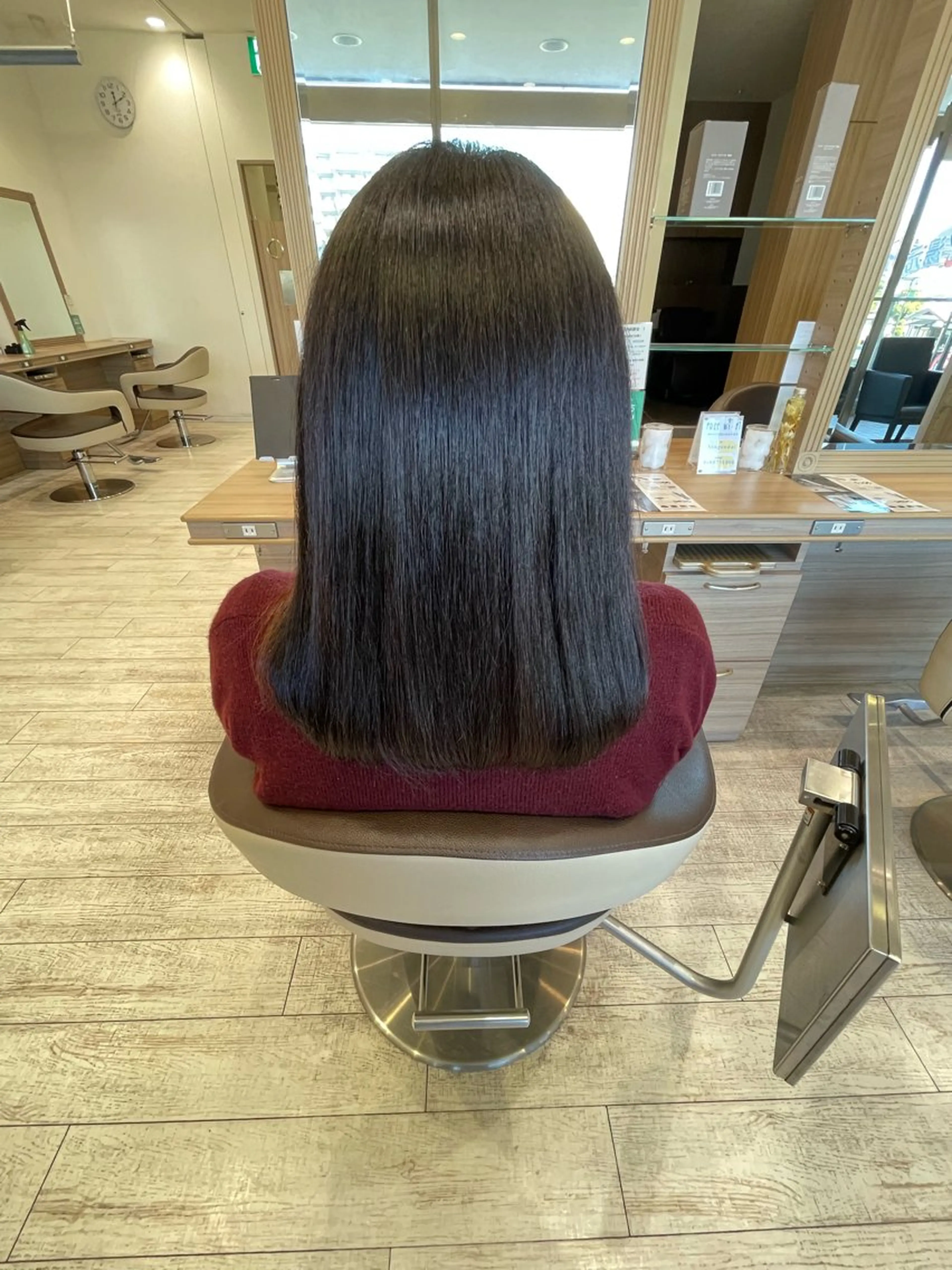 セミロング カラー トリートメント カット ヘアカラー トリートメント 加藤 未歩のヘアスタイル