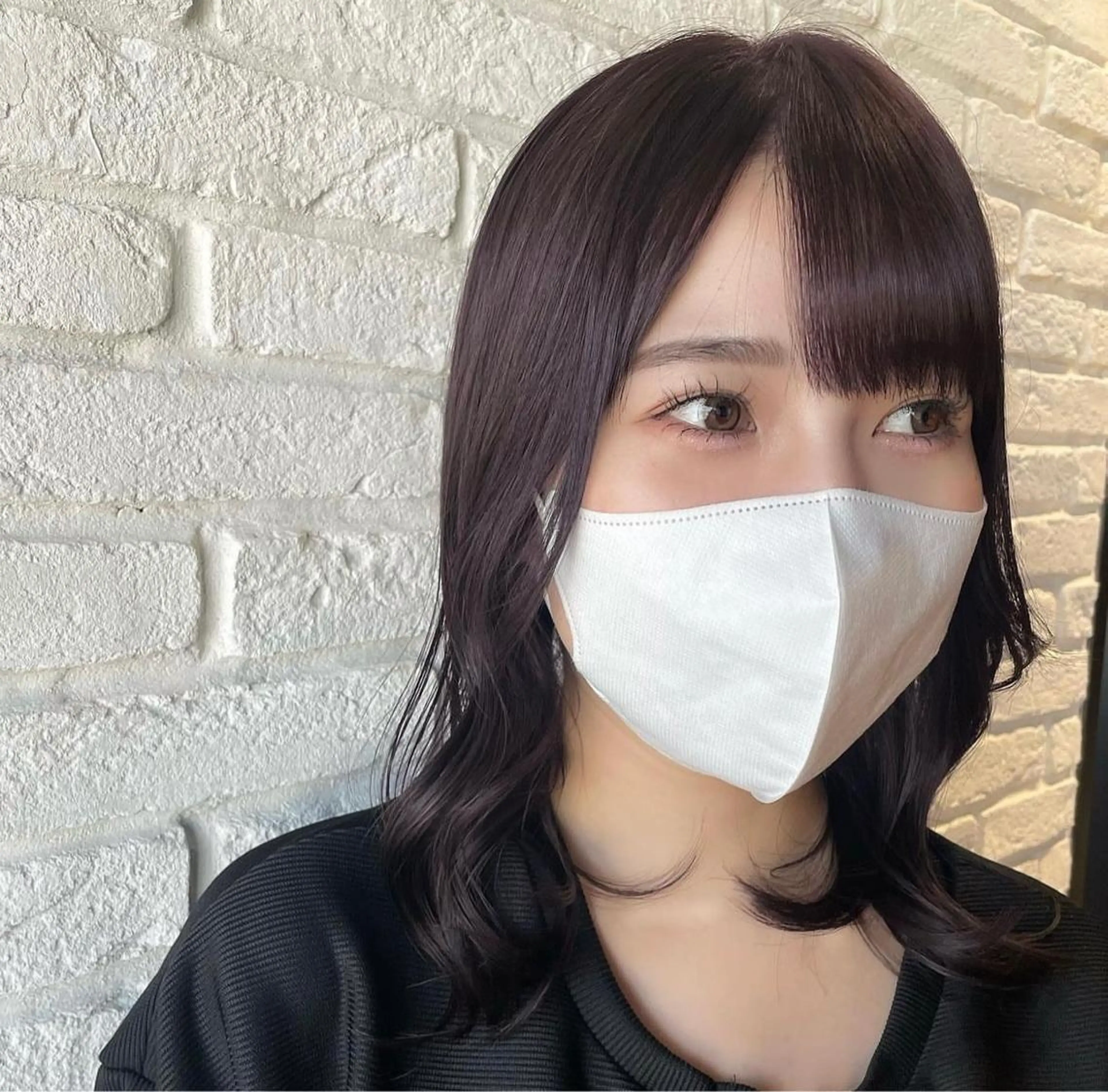 ミディアム カラー 🍑暖色／レイヤー／ 真希🎀のヘアスタイル