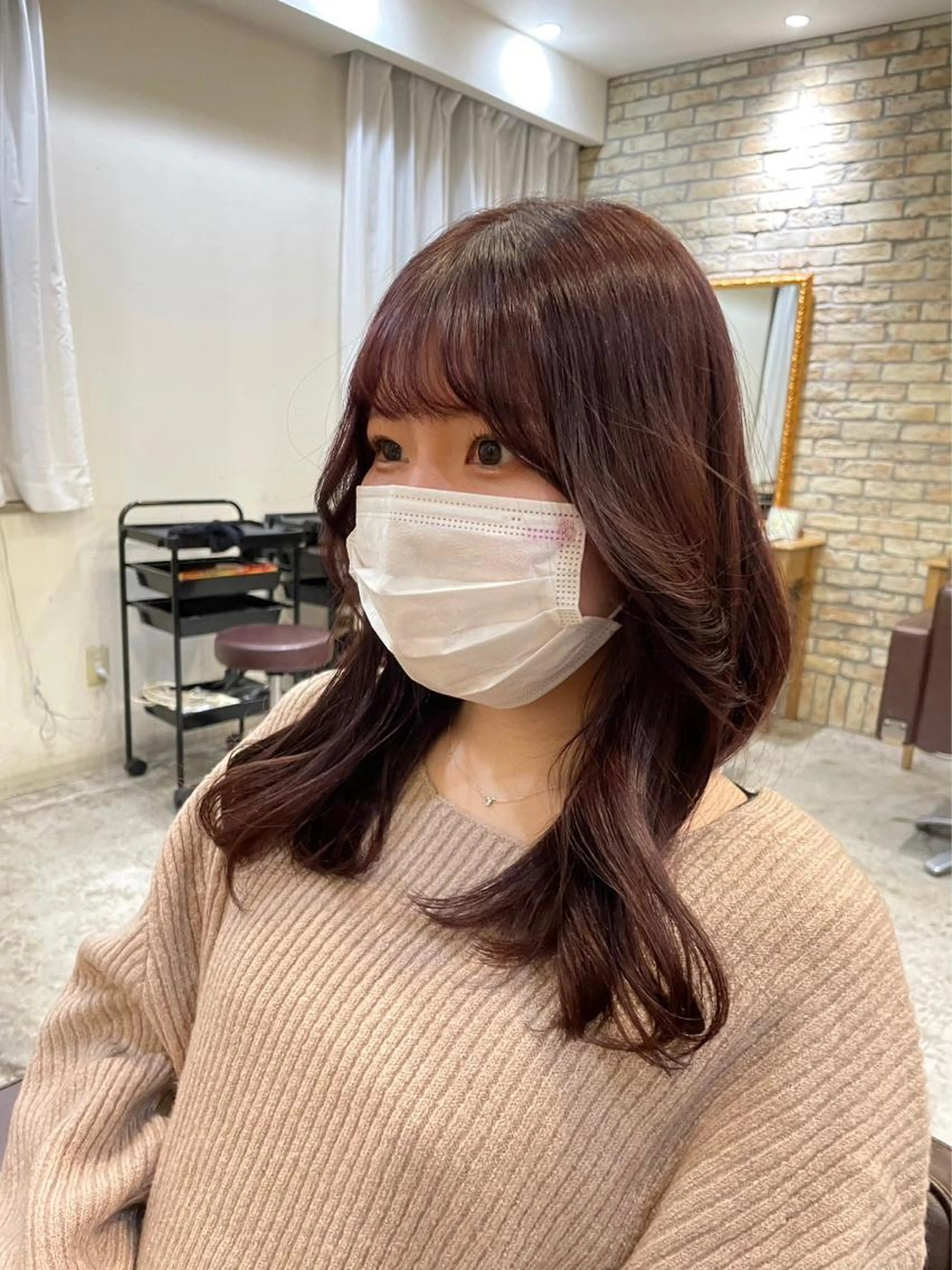 【大人気👼🤍】前髪カット+お仕上げコテ巻き🐈⬛くびれヘア❤︎の写真