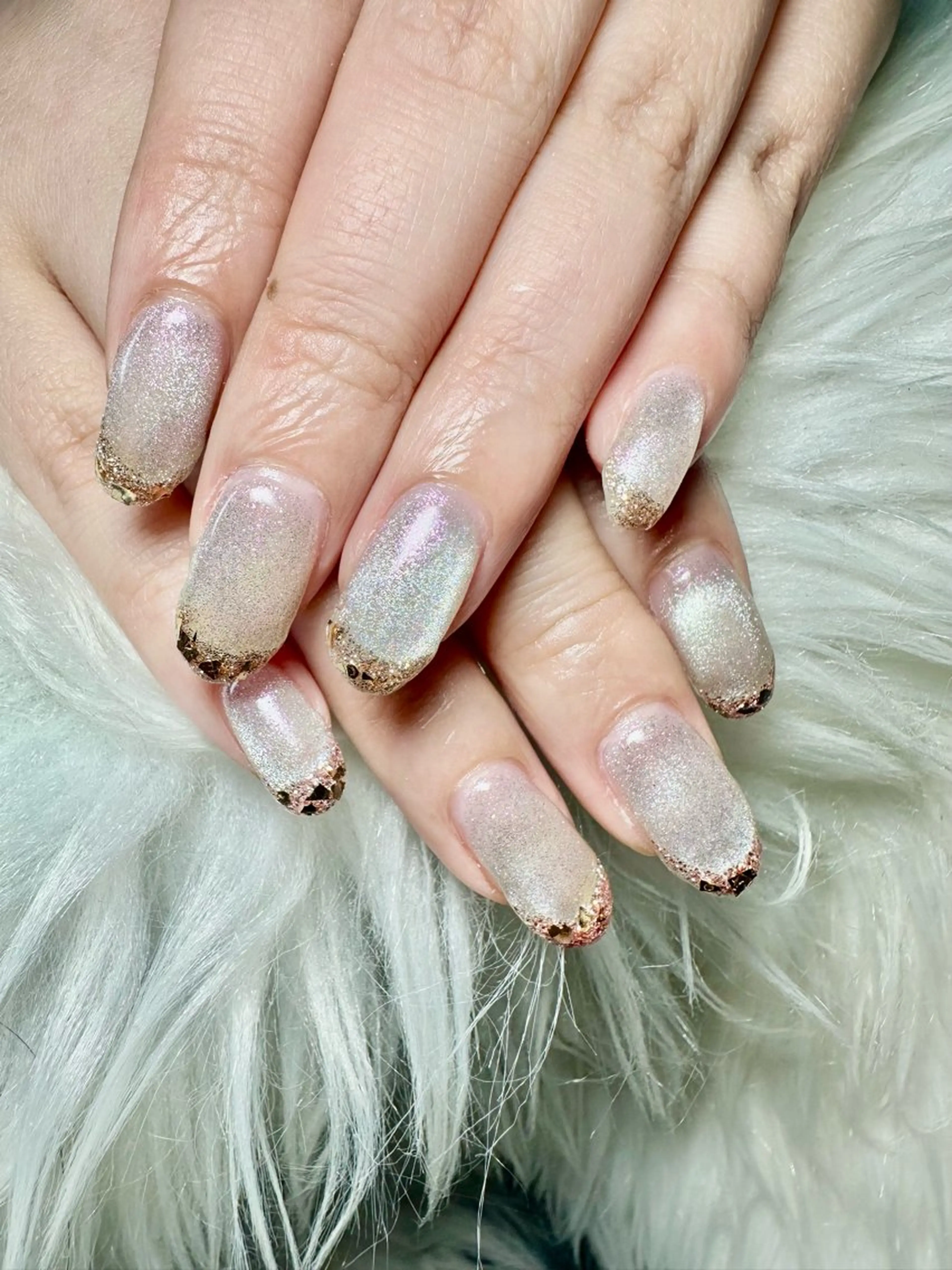 ネイル フレンチネイル マグネットネイル ハンドネイル フットネイル miwa ミワのネイルデザイン