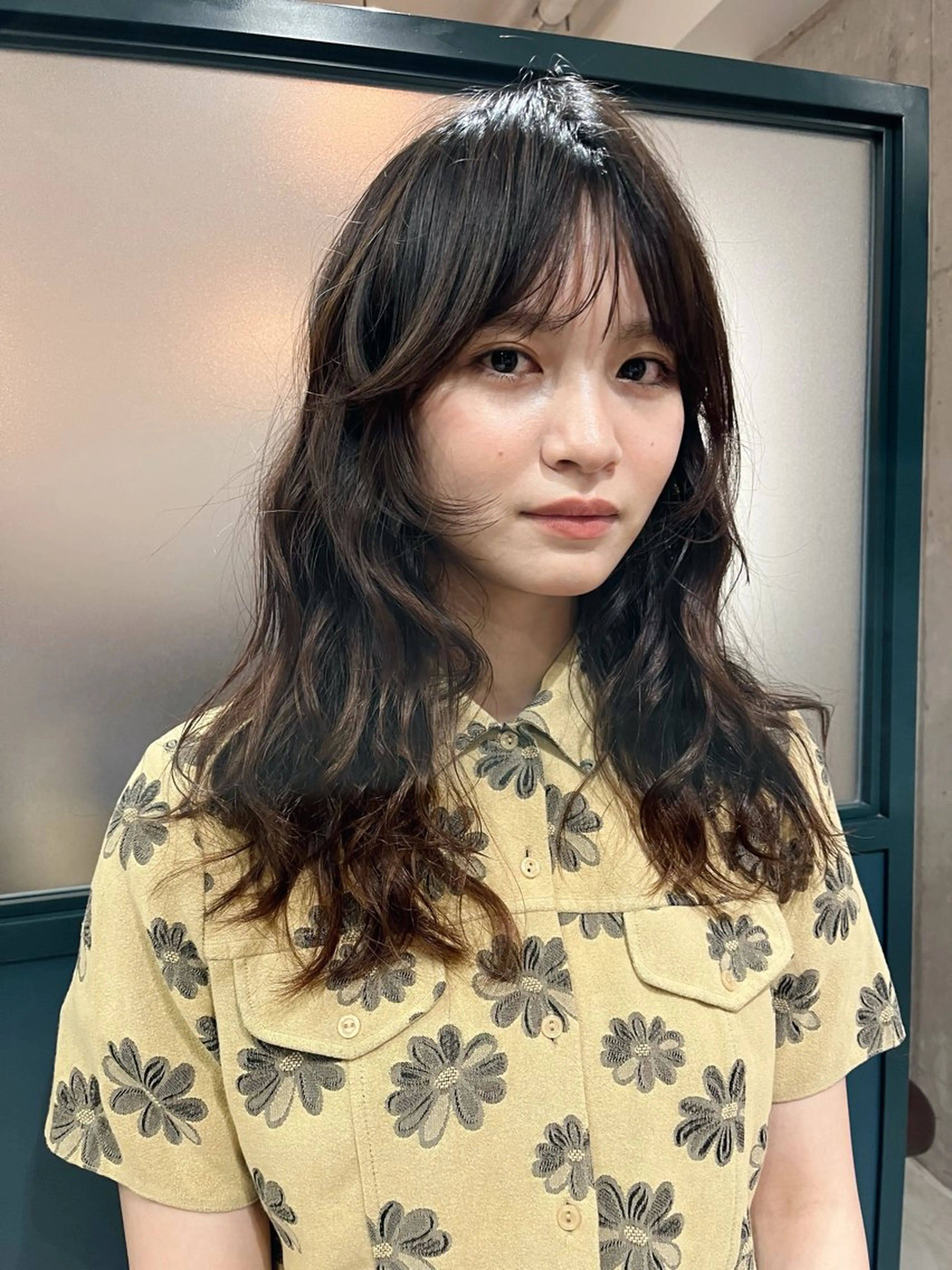 セミロング パーマ カット パーマ 暖色/パーマ 🌼クニトウメイのヘアスタイル