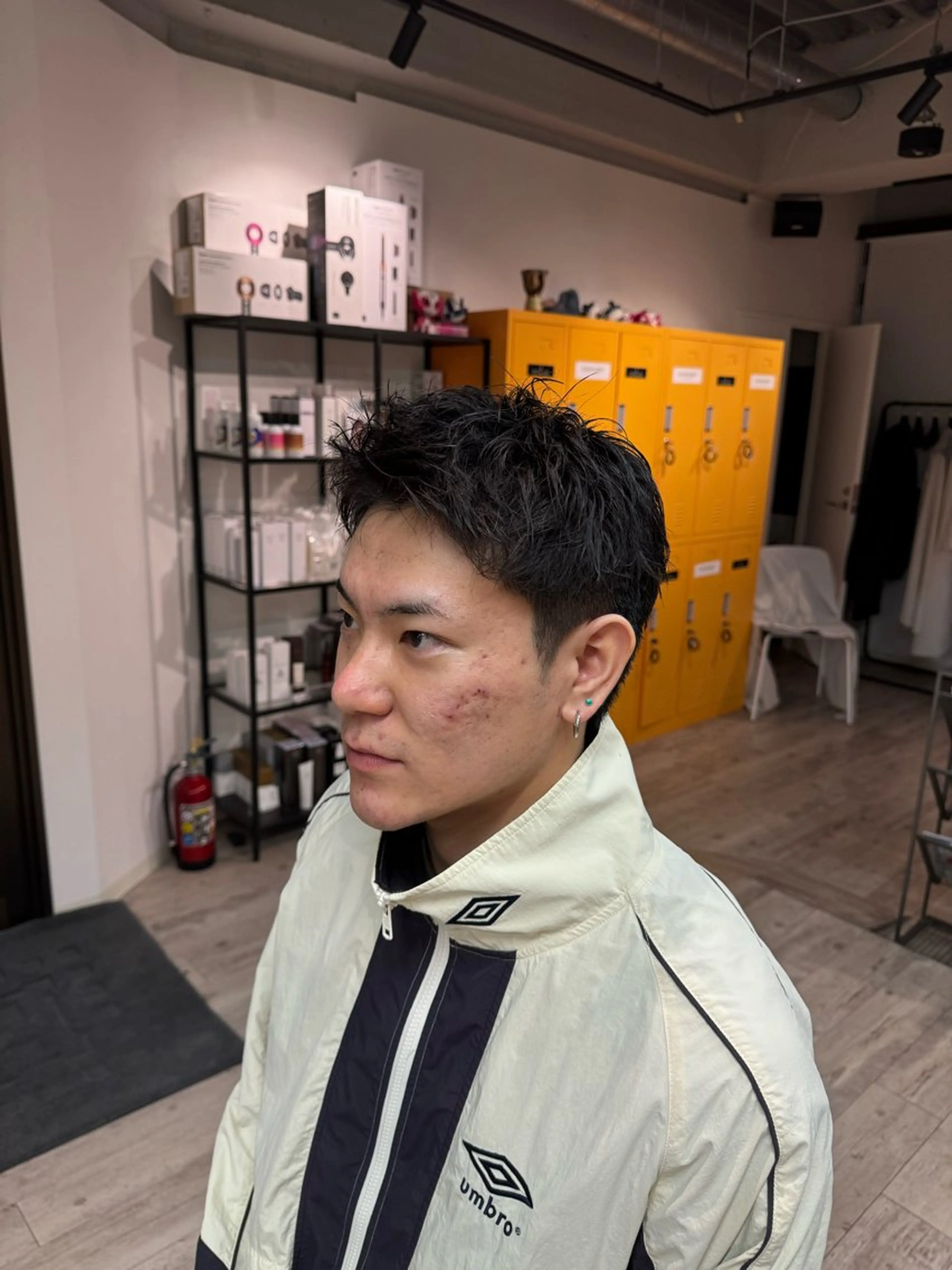 ショート メンズ スパイキーショート ショートヘア 林 龍誠のヘアスタイル