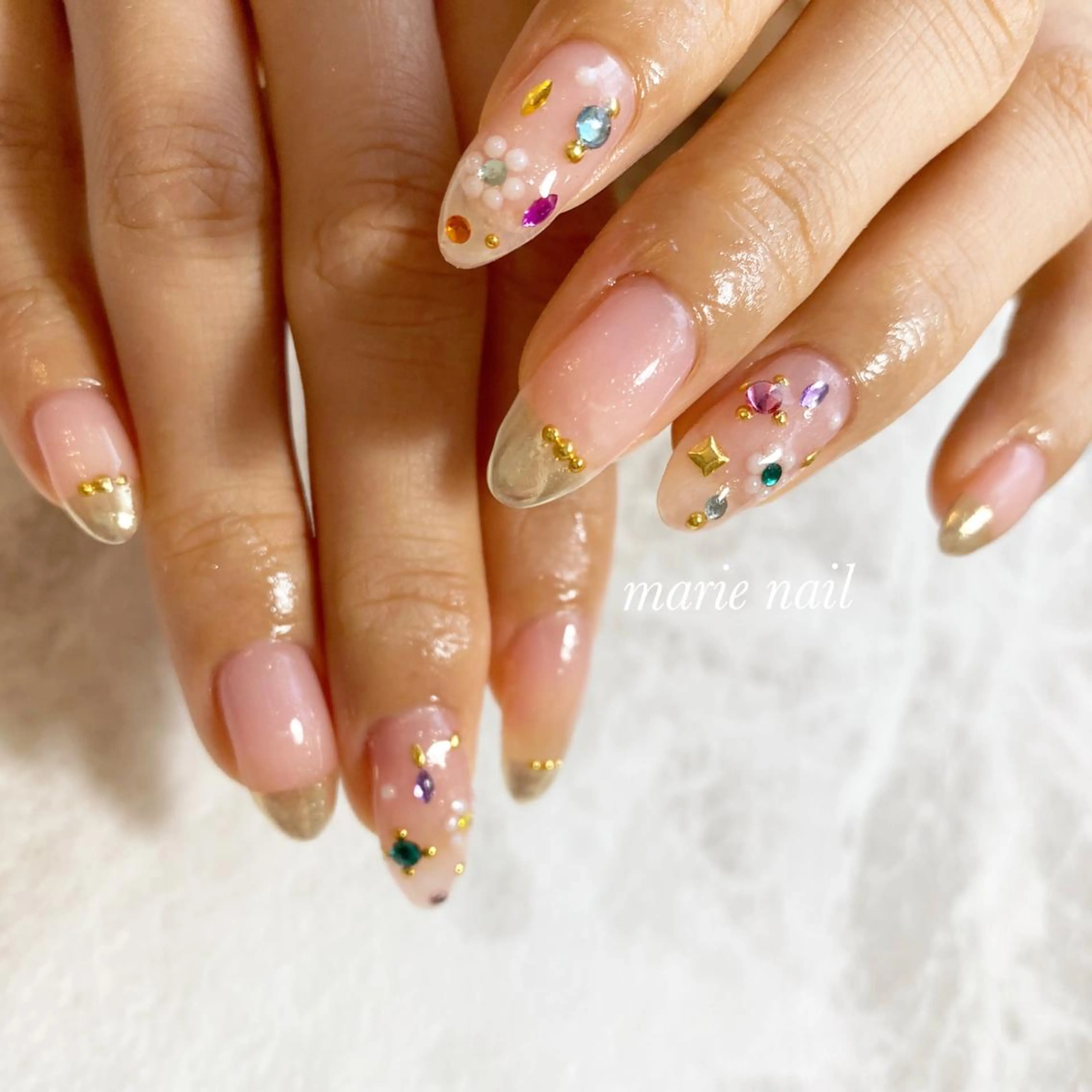 ネイル アートネイル ハンドネイル marie nailのネイルデザイン