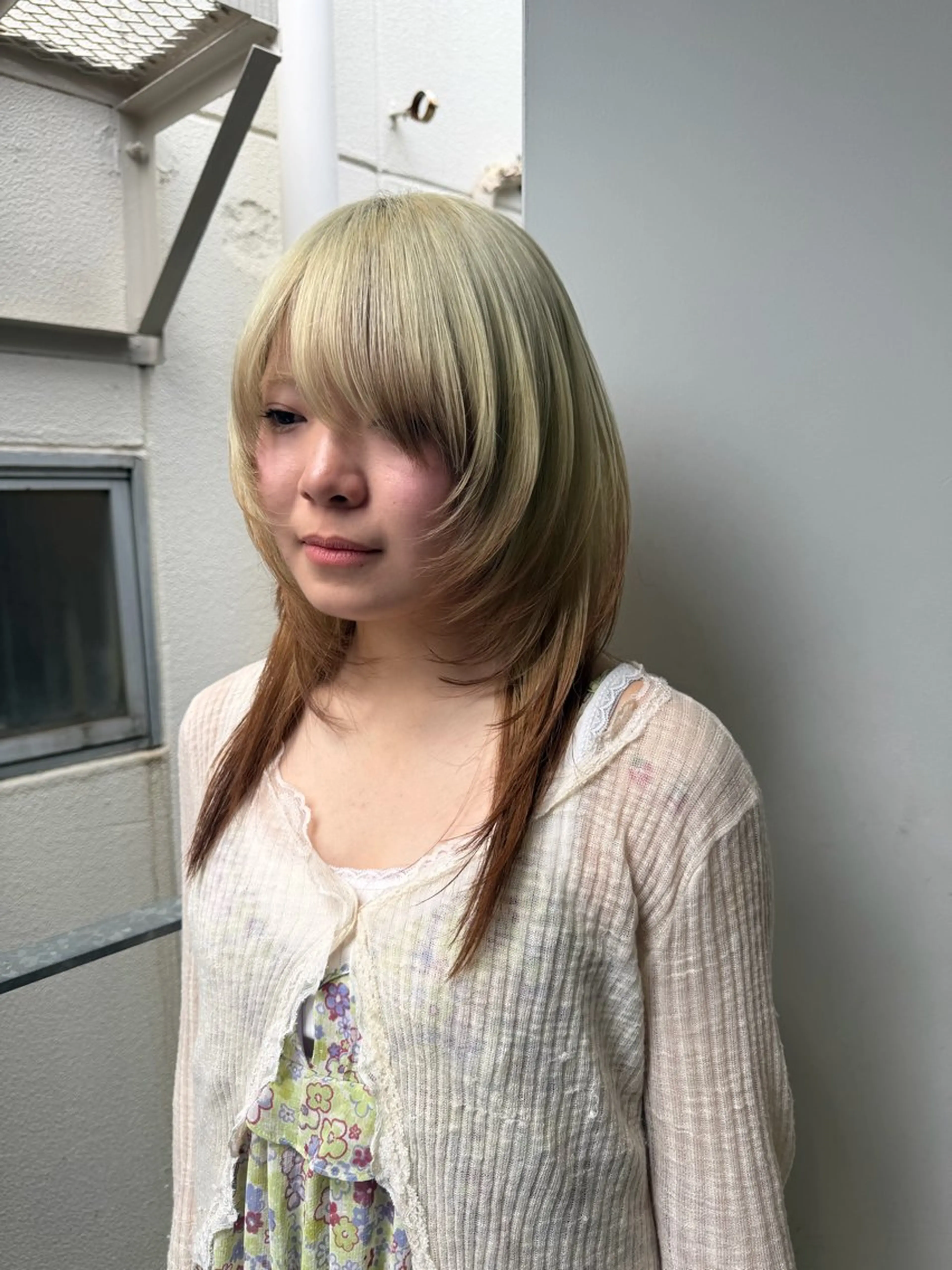 セミロング カットモデル募集中/ 原宿/MOENOのヘアスタイル