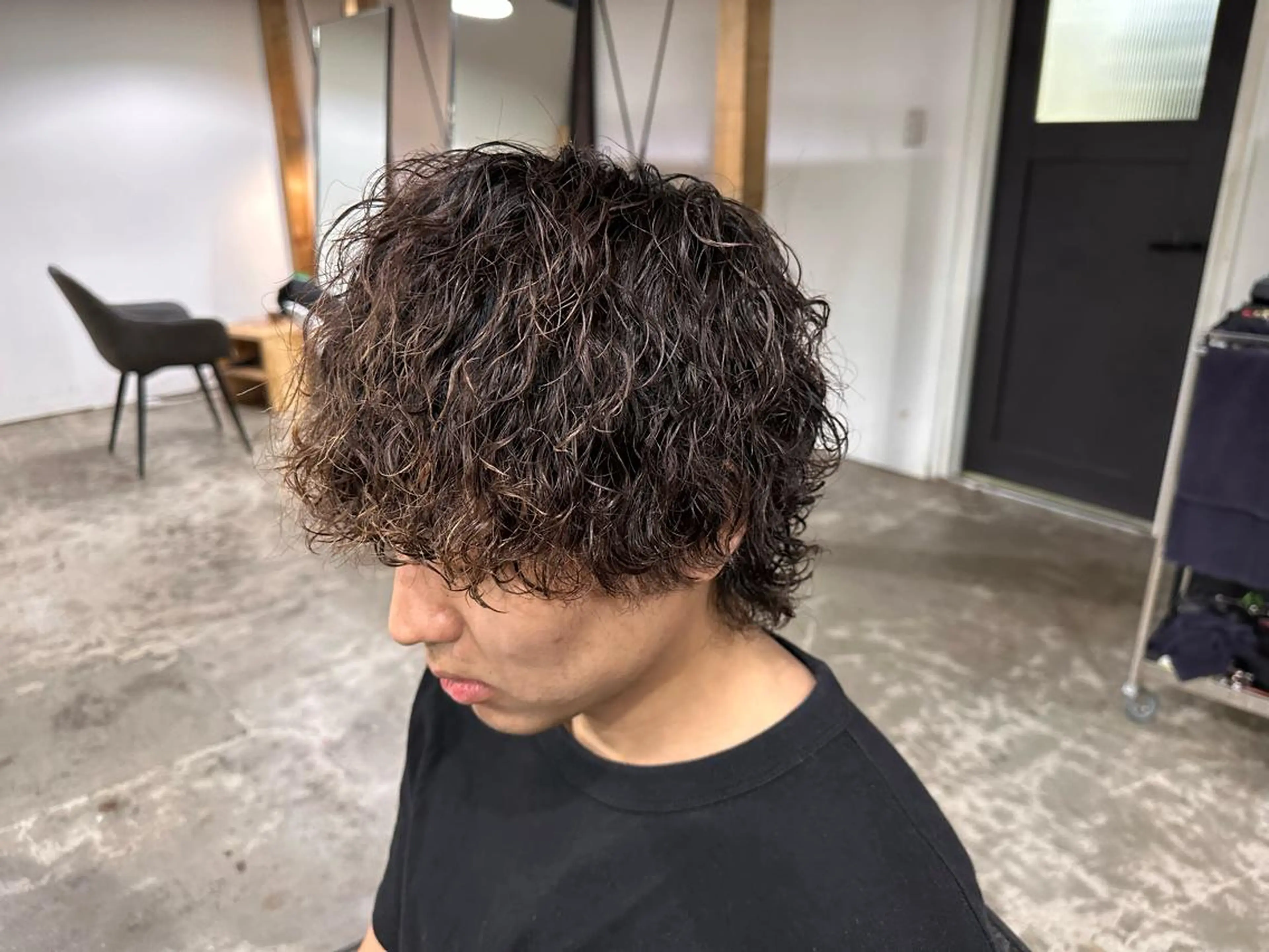 パーマ メンズ メンズパーマ 波巻きパーマ Brandnew 東生駒本店小川タスクのヘアスタイル