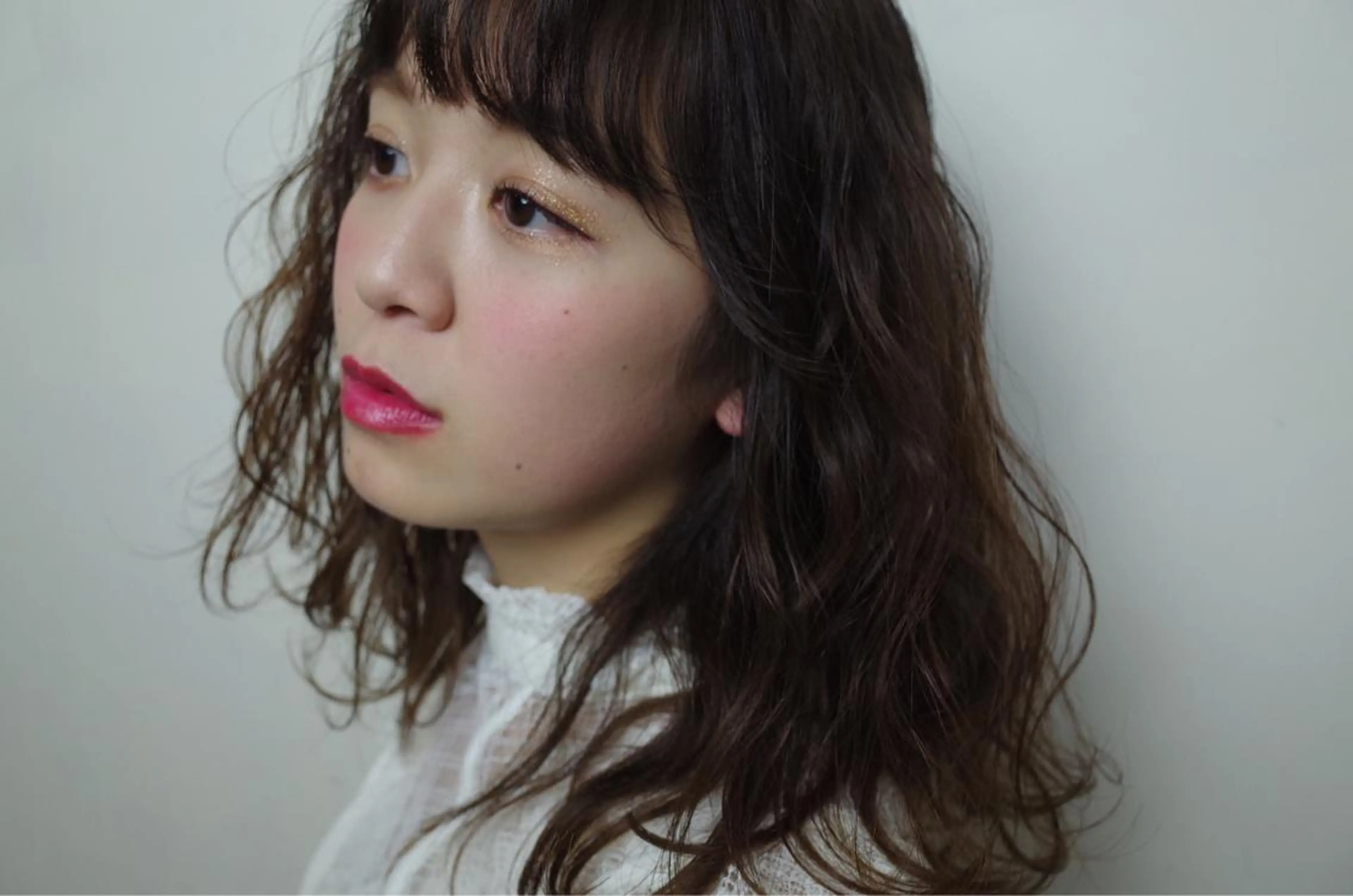 セミロング カラー パーマ ヘアアレンジ ROSTAR所属・川上 智汐のヘアスタイル