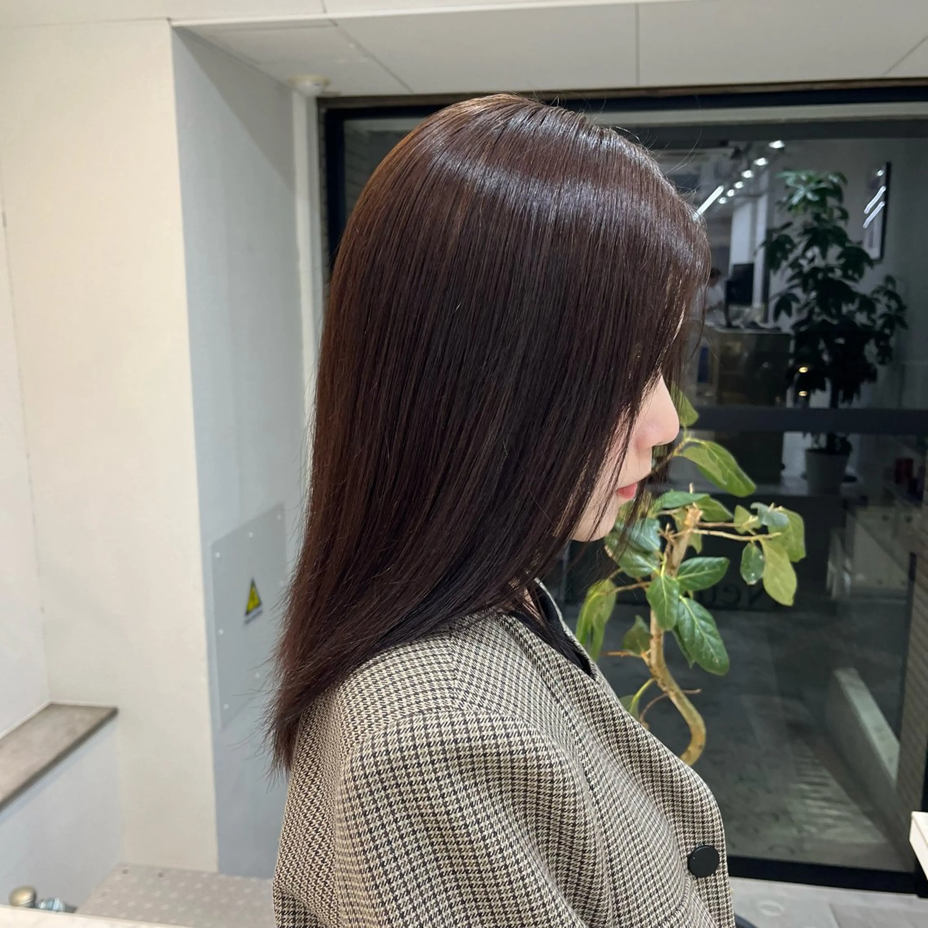 ミディアム ヘアカラー 🎀透明艶カラー🎀 大橋美優🎀のヘアスタイル