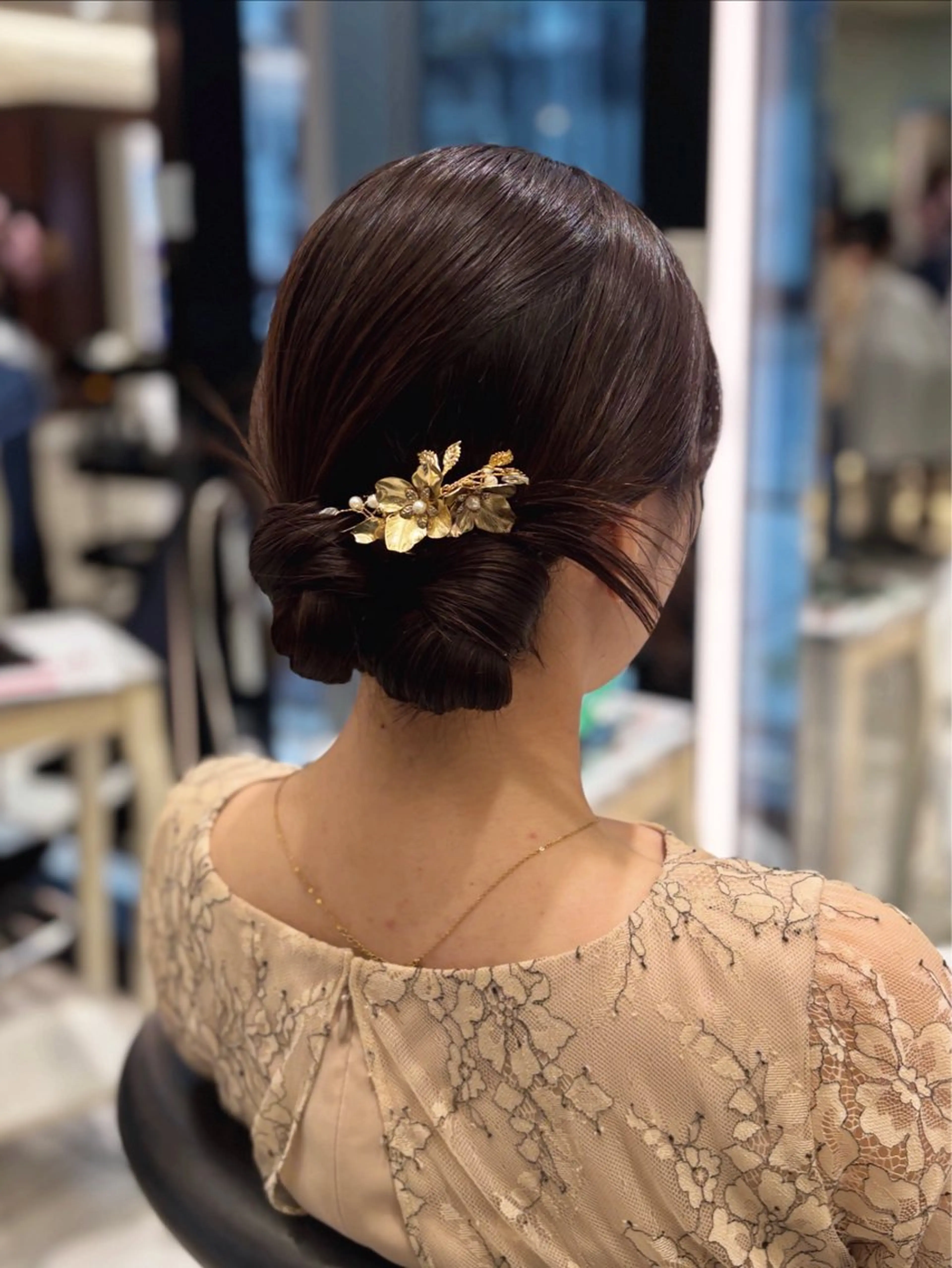 ヘアアレンジ 結婚式・ブライダル ヘアセット 🌸銀座No.1パー マ🌸いでいあやのヘアスタイル