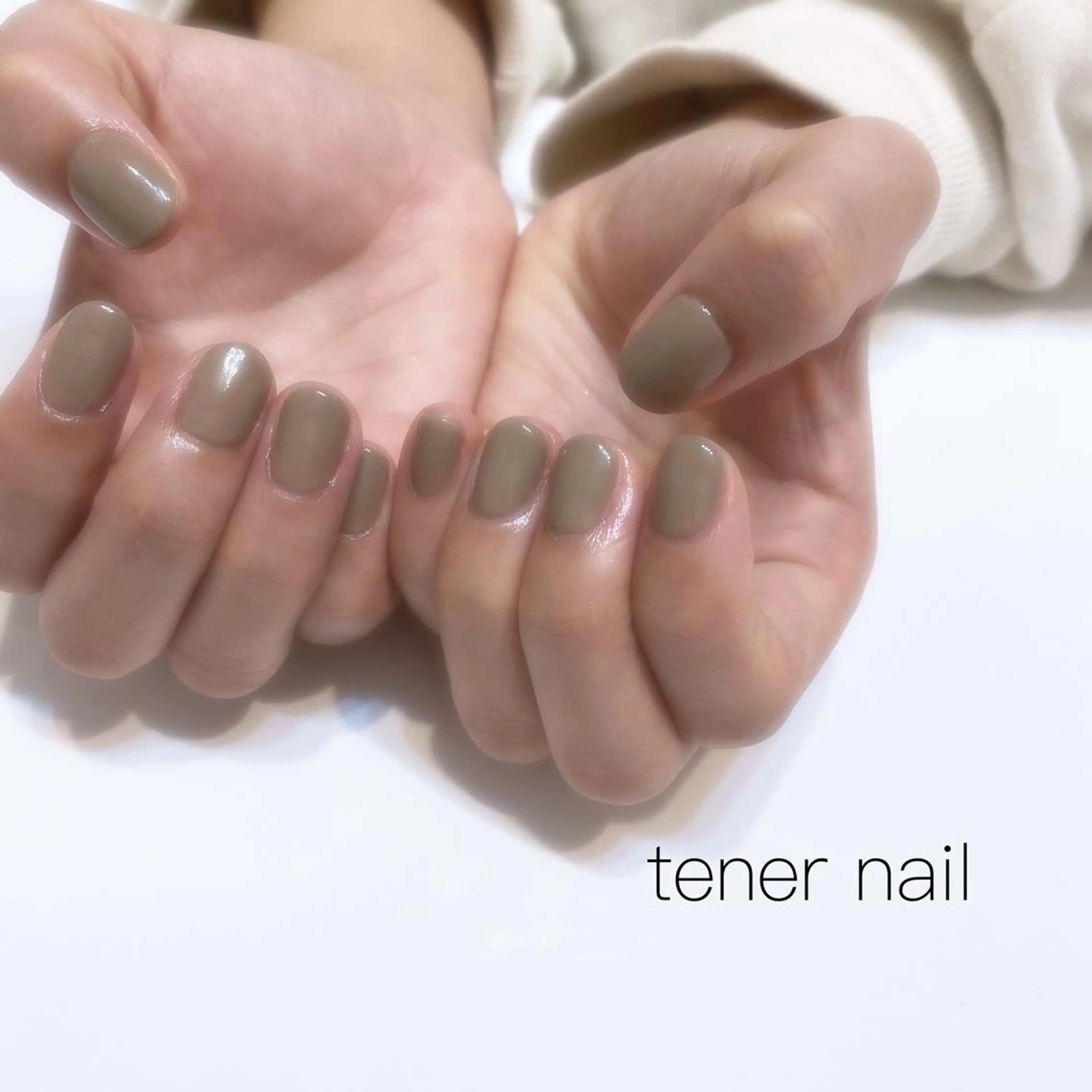 ネイル マットネイル ワンカラーネイル ぷっくりネイル テネルネイル tener nailのネイルデザイン