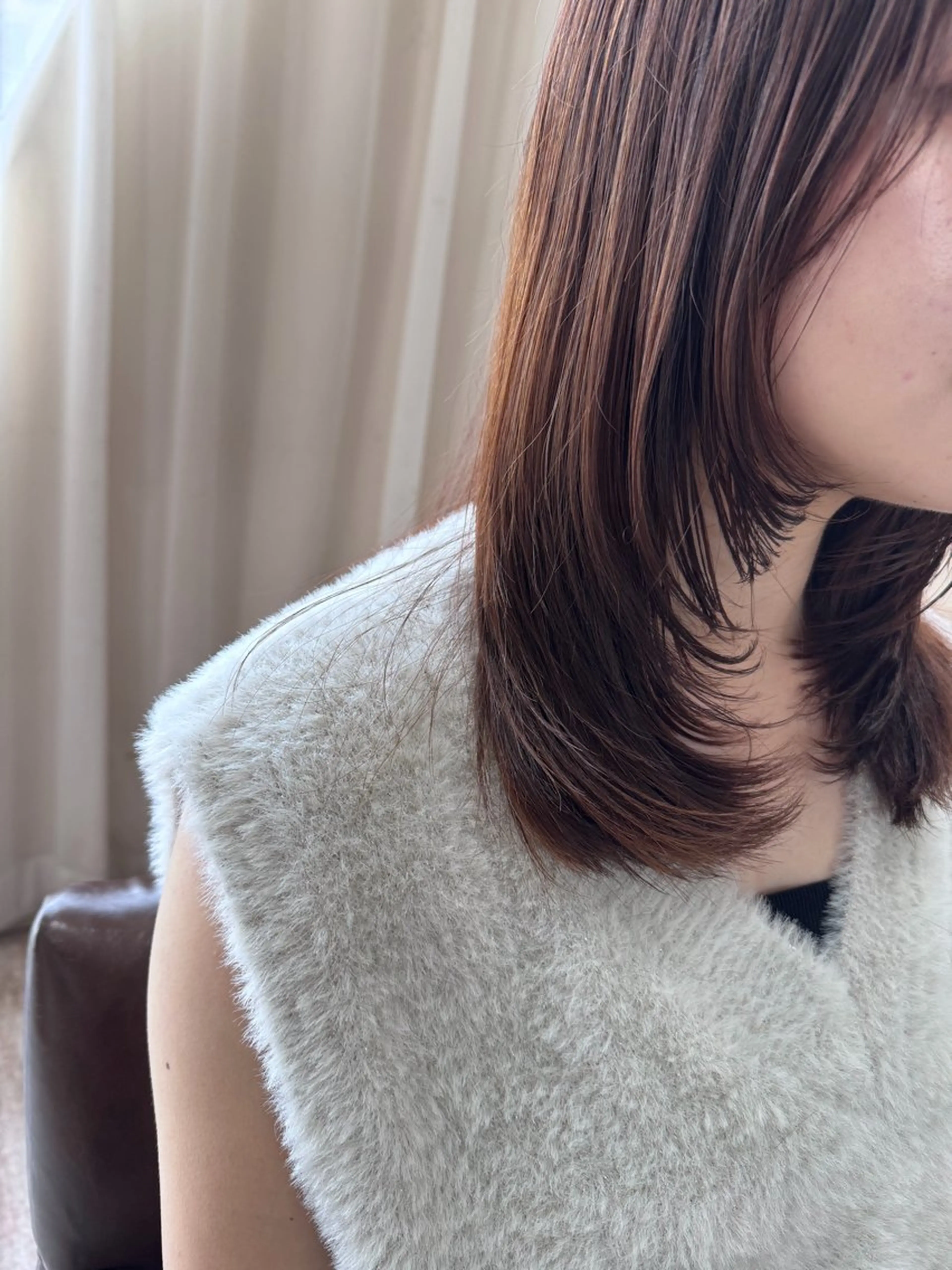 ミディアム カラー 髪質改善 レイヤーカット カット トリートメント 新越谷noble店長 松本拓也▶◀*.のヘアスタイル
