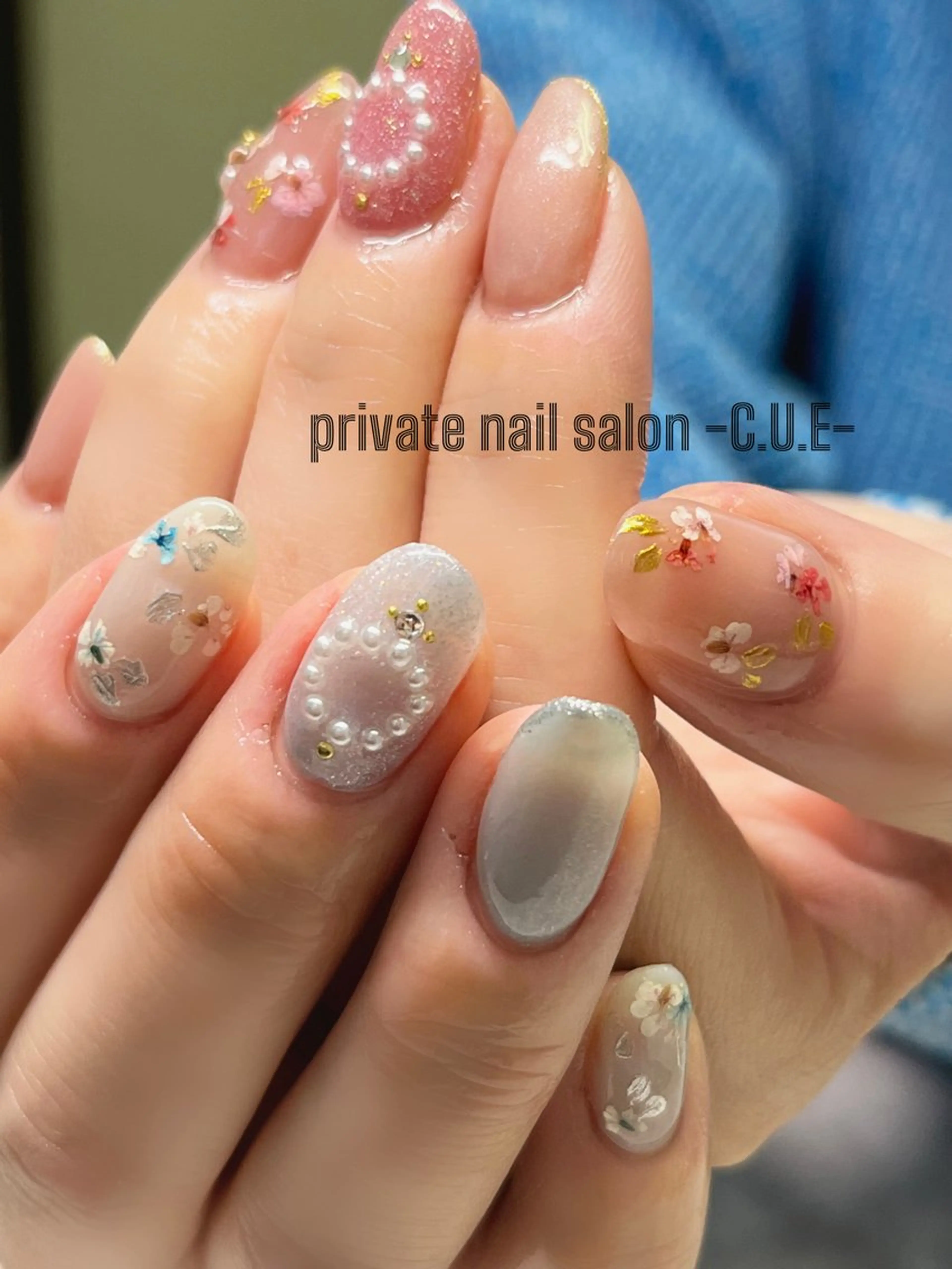 ネイル ハンドネイル Nailsalon C.U.Eのネイルデザイン