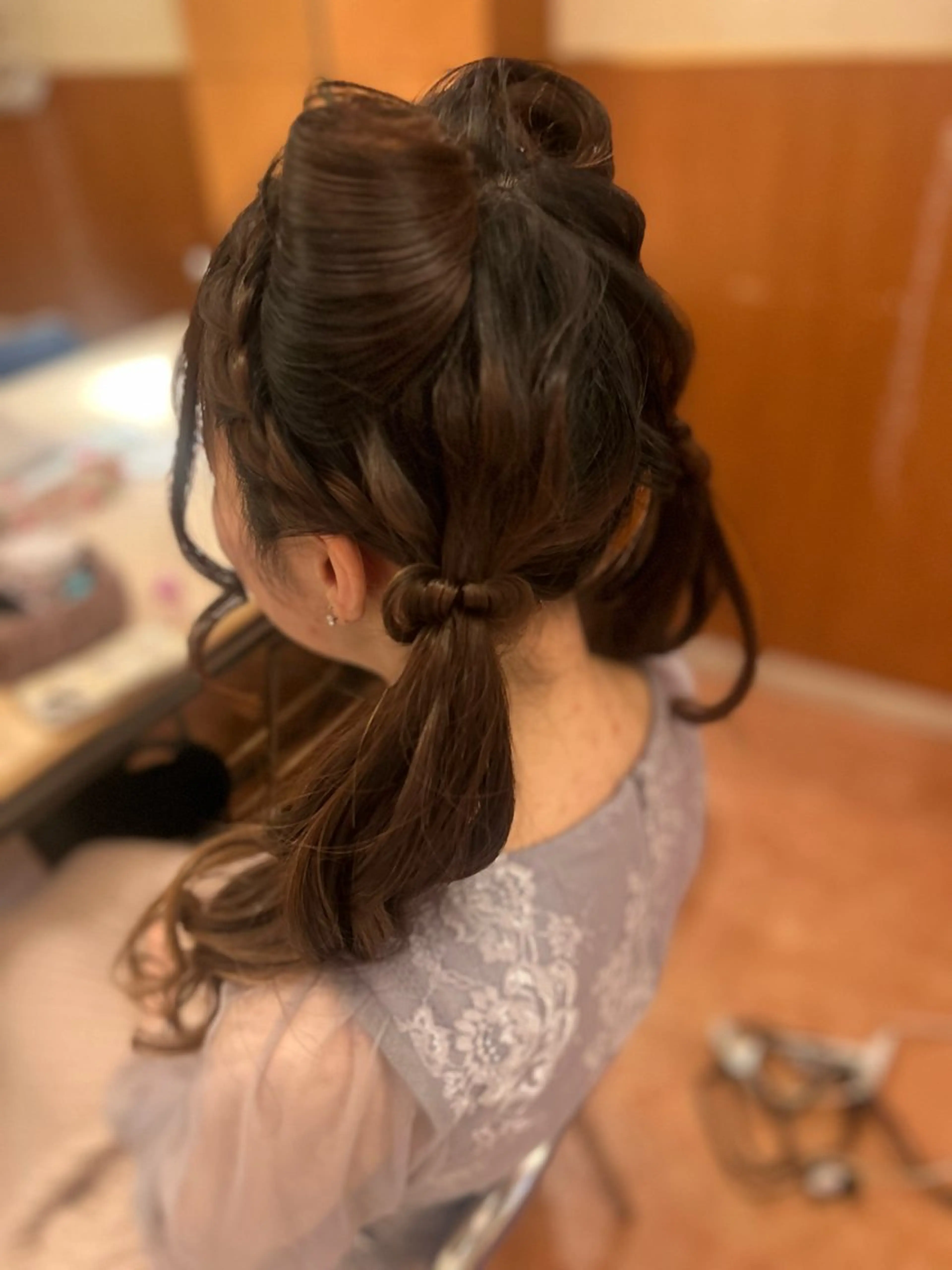 ロング 永澤 一輝のヘアスタイル