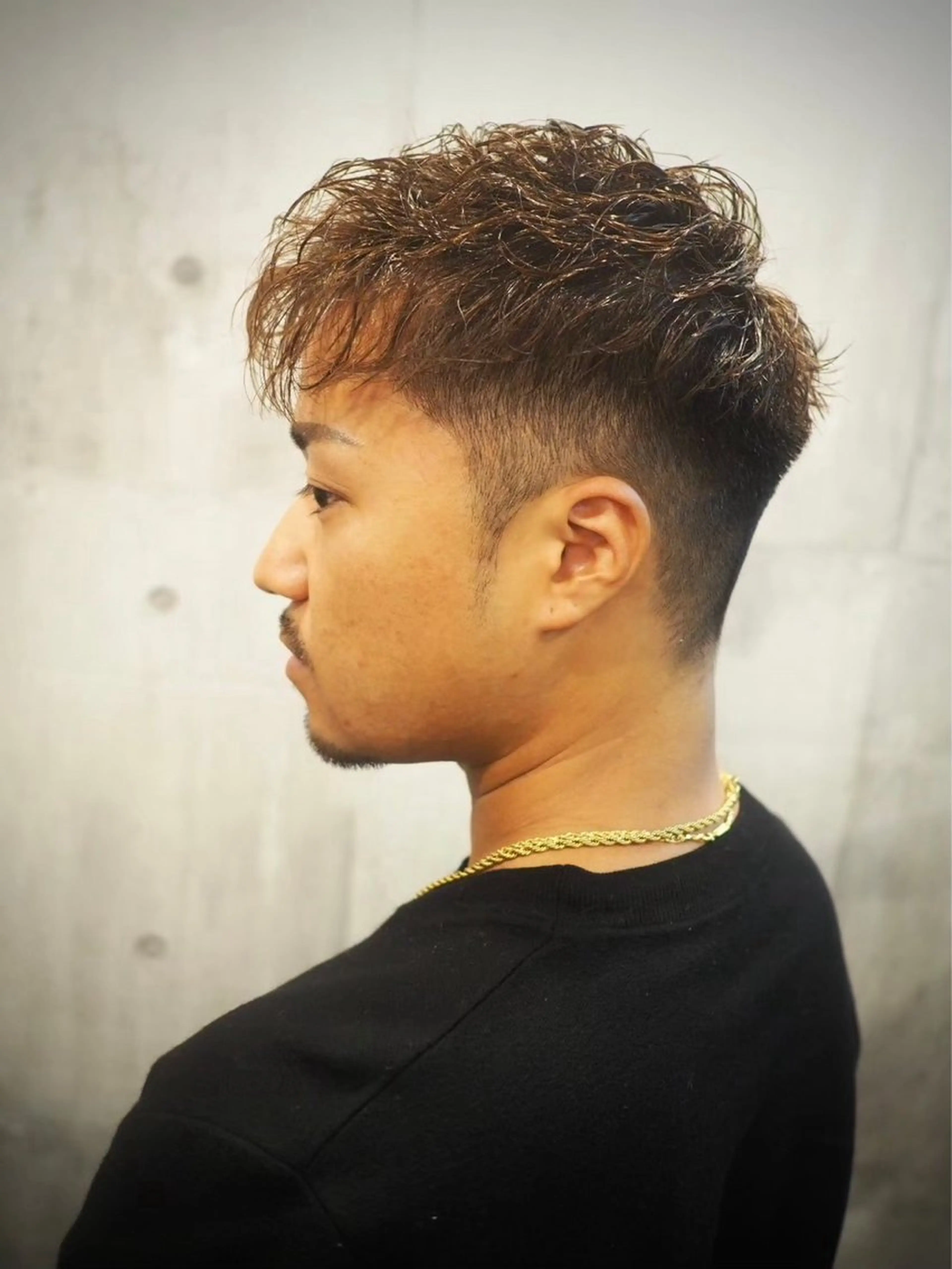 ショート パーマ メンズ 石毛 李奈のヘアスタイル