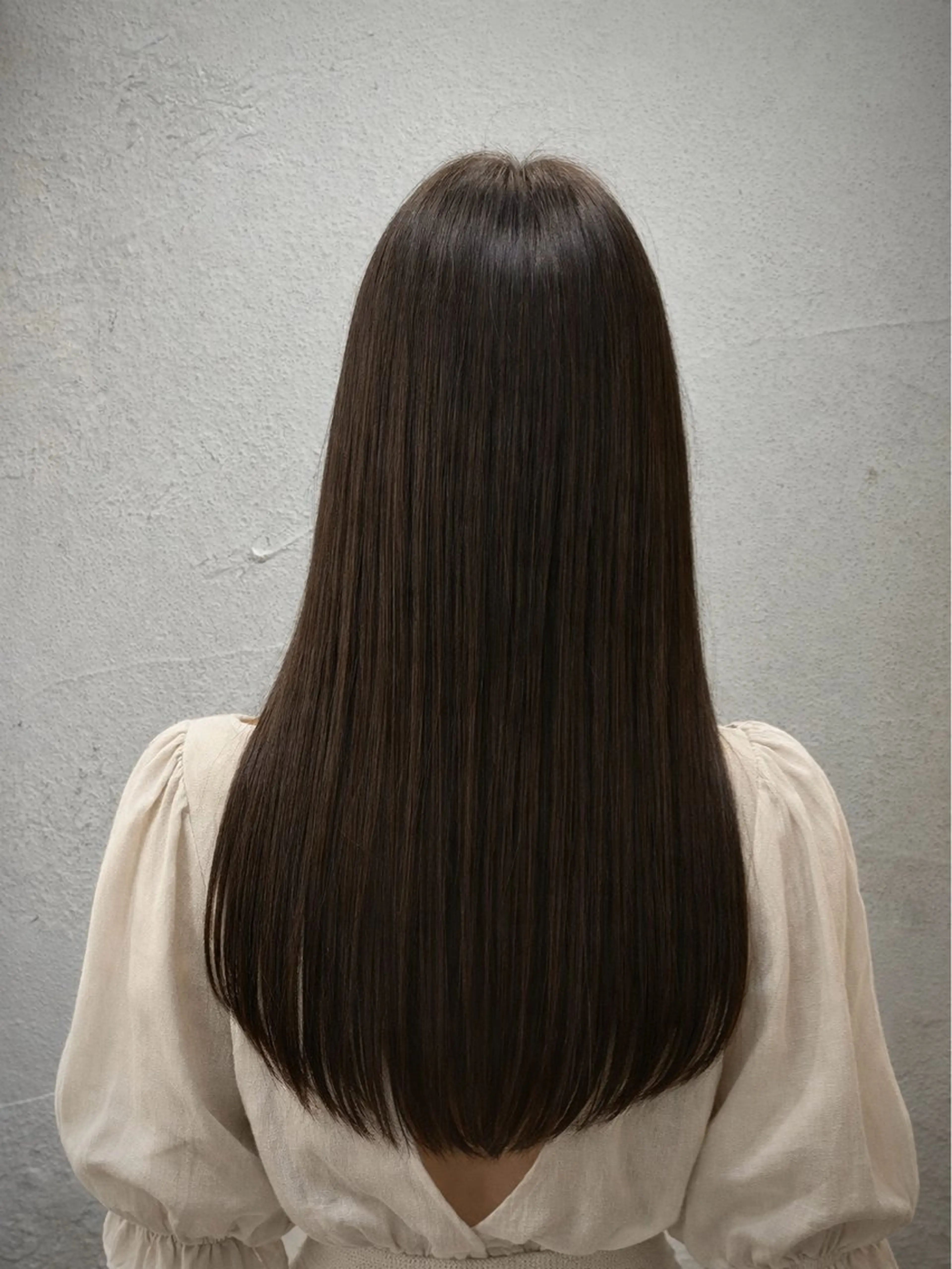 ロング パーマ 髪質改善 ロング 縮毛矯正 トリートメント ストレートパーマ カット 縮毛矯正 トリートメント Ai   縮毛矯正/ ショートボブ/パーマのヘアスタイル