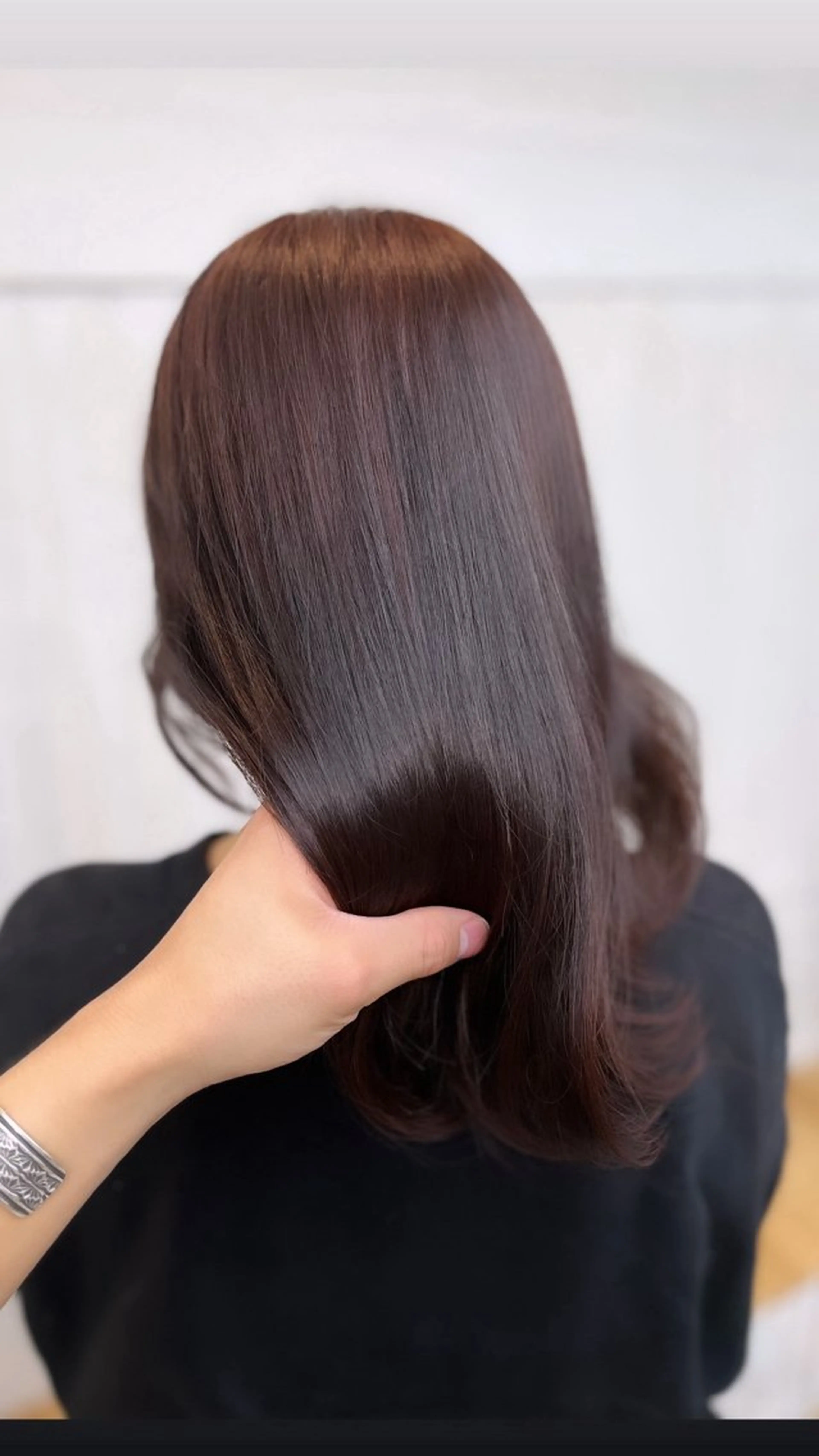 セミロング カラー パーマ ヘアアレンジ 透明感カラー カット ヘアカラー トリートメント ヘッドスパ ヘアセット 二ヶ月綺麗が続くレ イヤー/星野六三四のヘアスタイル