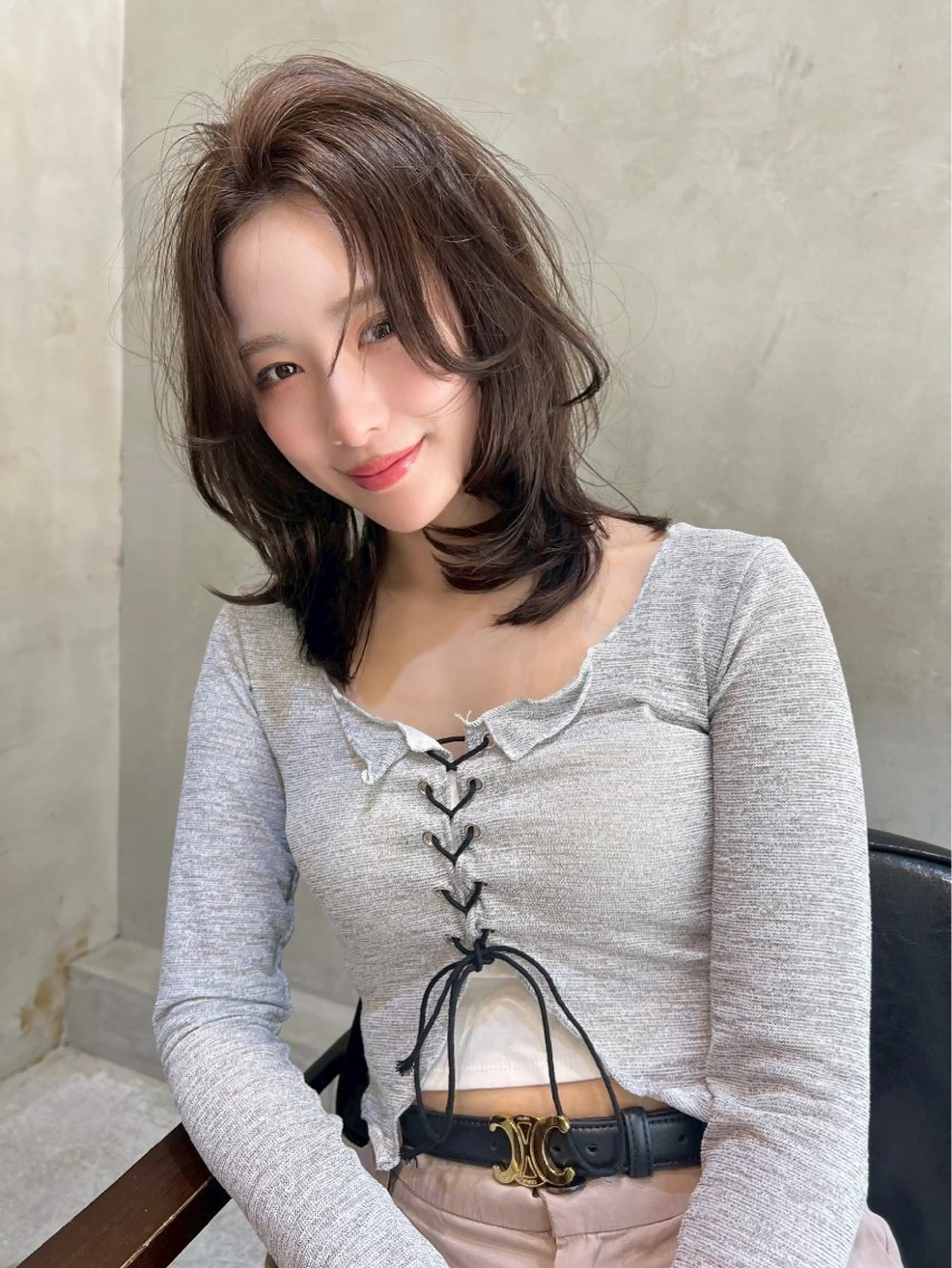 ショート カラー パーマ ヘアアレンジ ヘアカラー トリートメント ✂️ボブ/レイヤー /艶カラー🌷喜美花のヘアスタイル