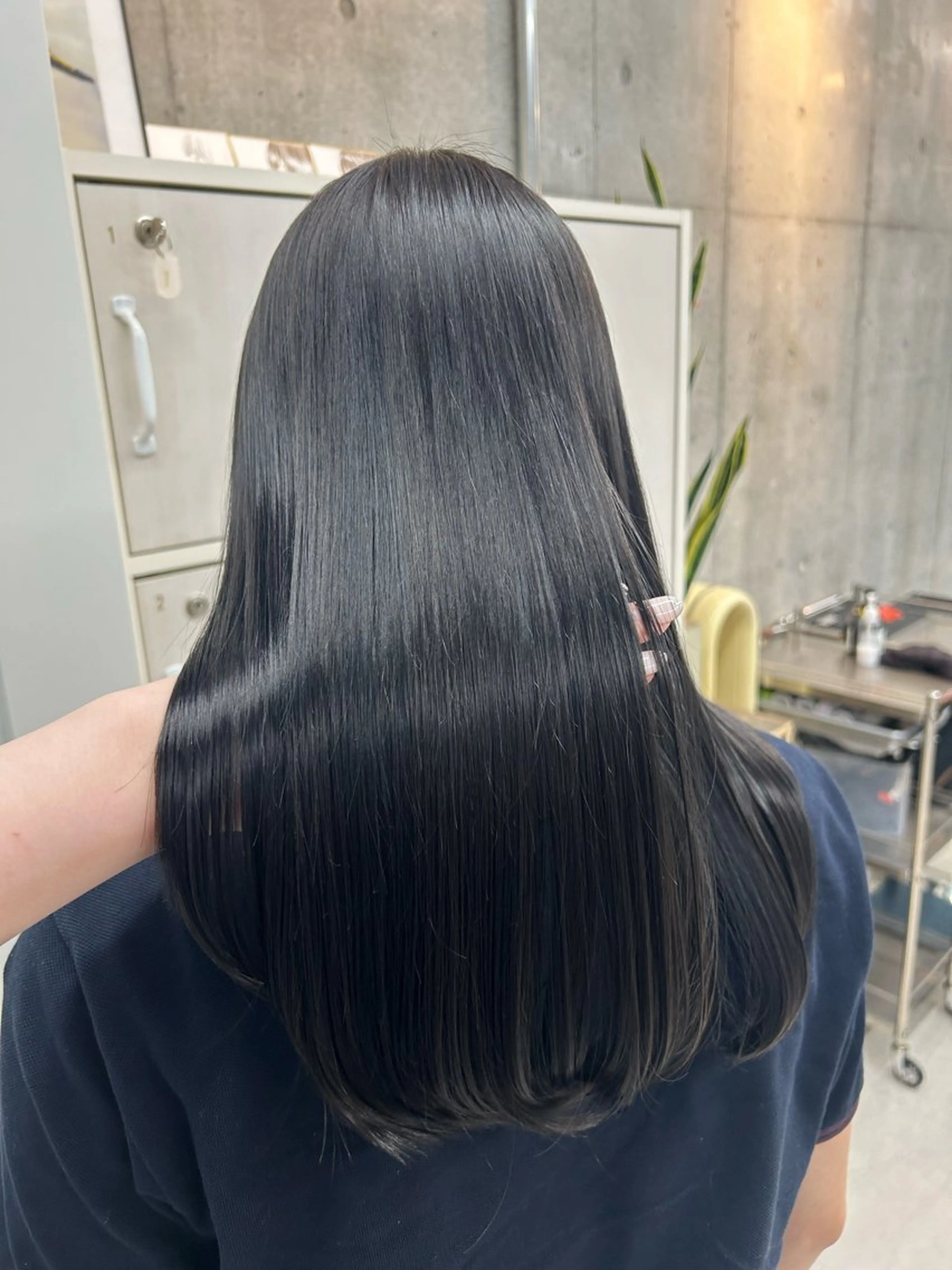 ロング 縮毛矯正 カット 縮毛矯正 トリートメント LOE所属・LOE Yuuka/42🩵のヘアスタイル