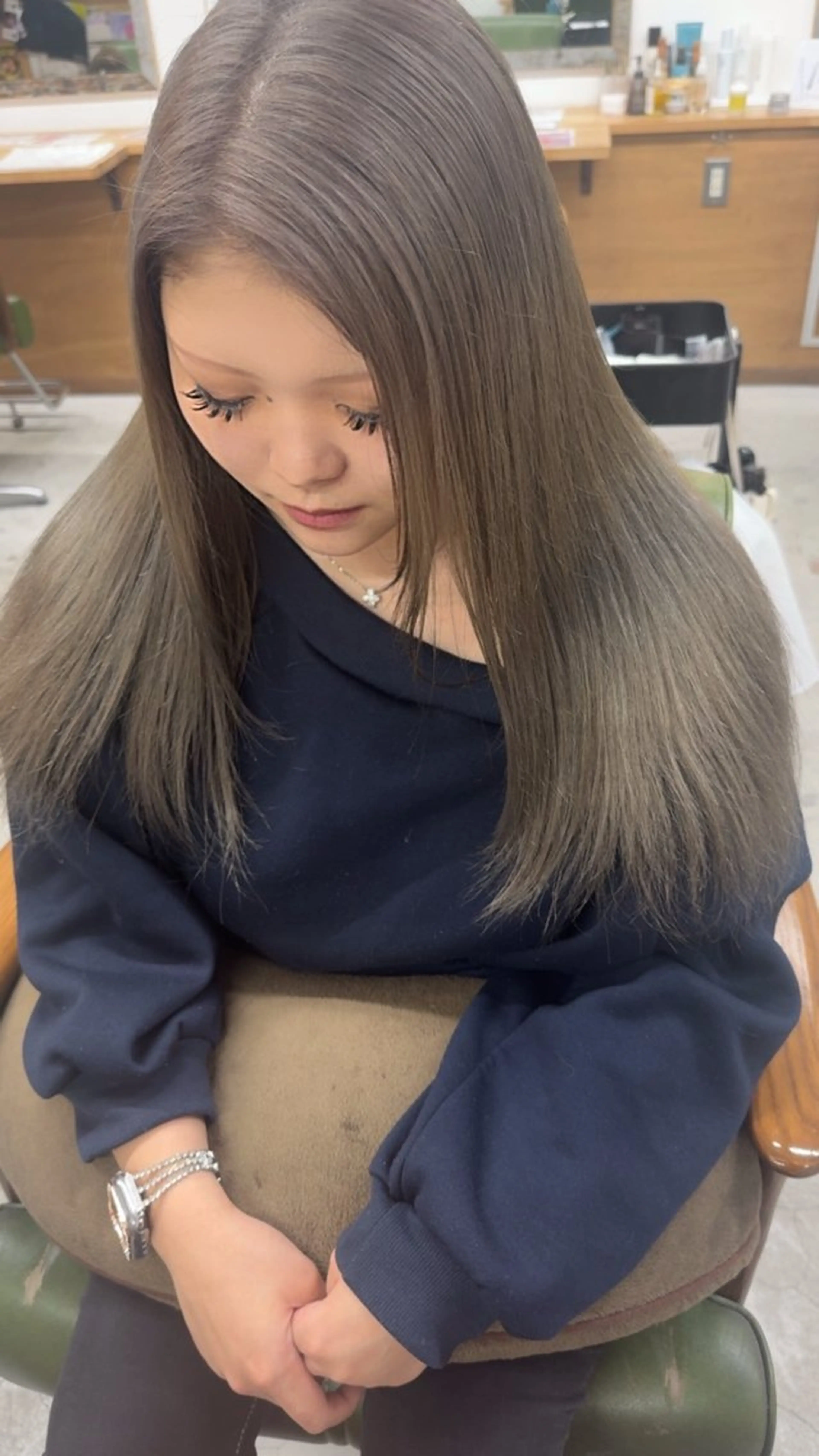 ロング Rosso獨協大学前 YUNAのヘアスタイル