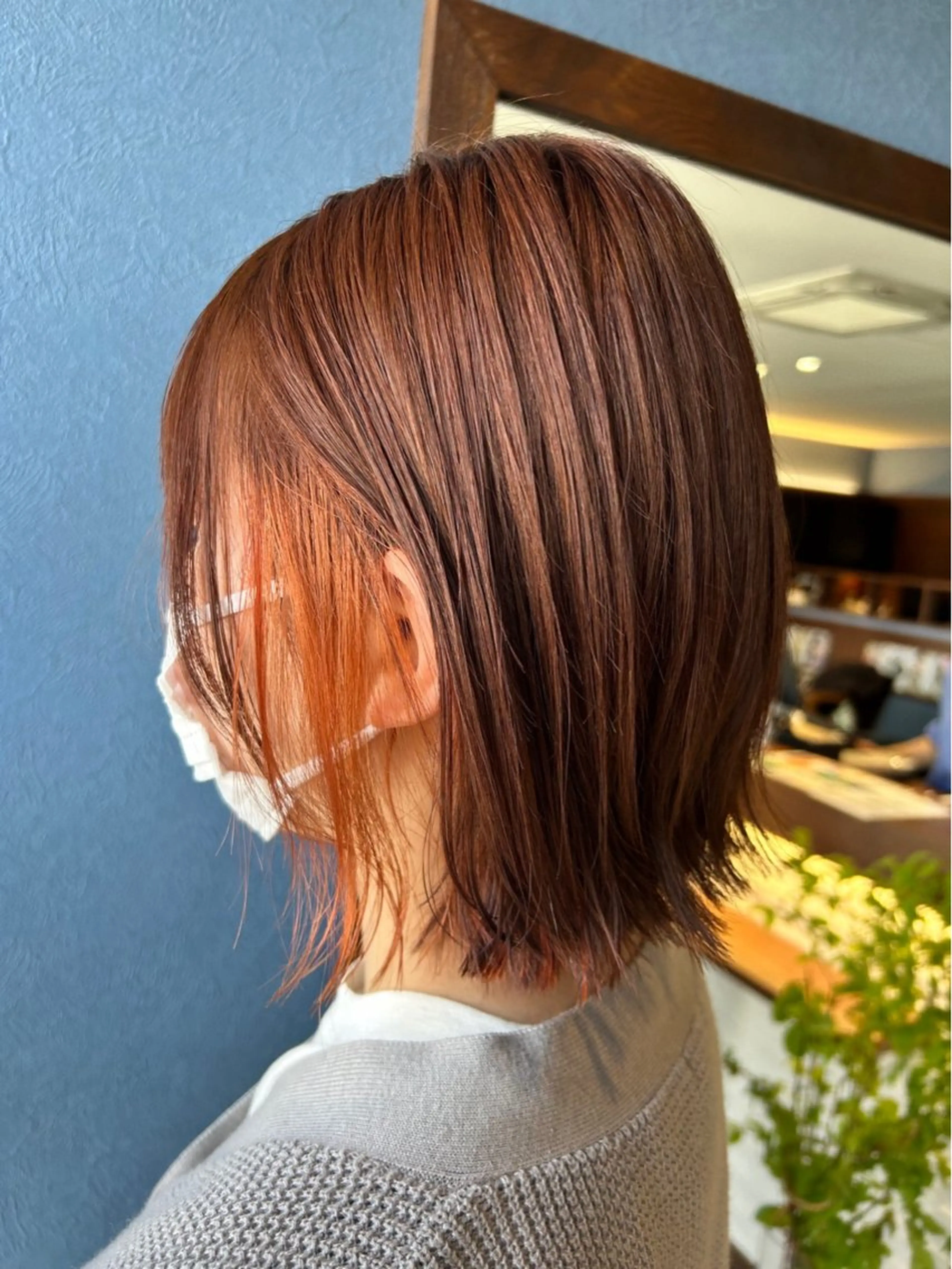 ミディアム ヘアカラー 🎀Kubu🍀 Natsumu🎀のヘアスタイル