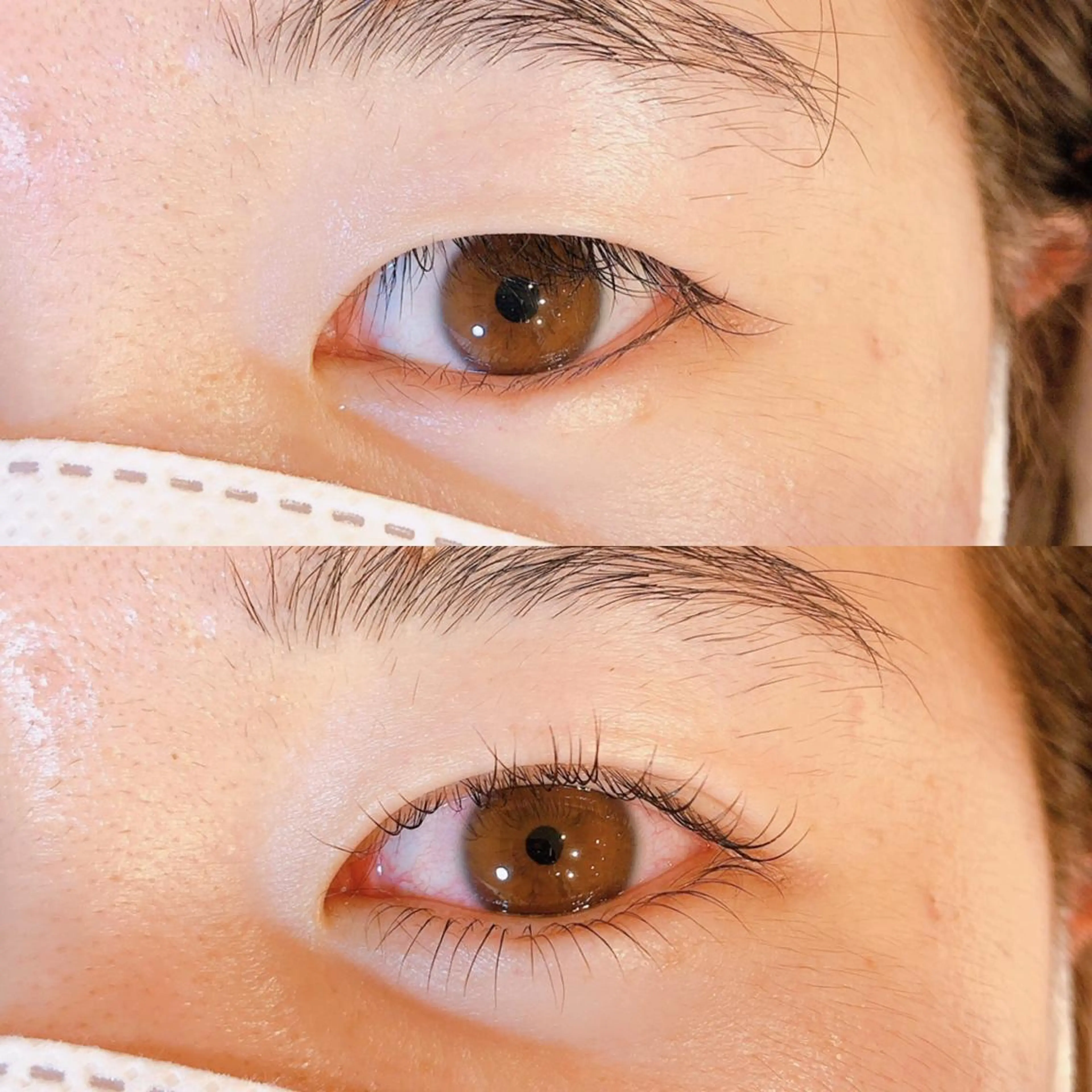 マツエク・マツパ 下まつげエクステ 一重×まつ毛パーマ なかむら 🪡のマツエク・マツパデザイン