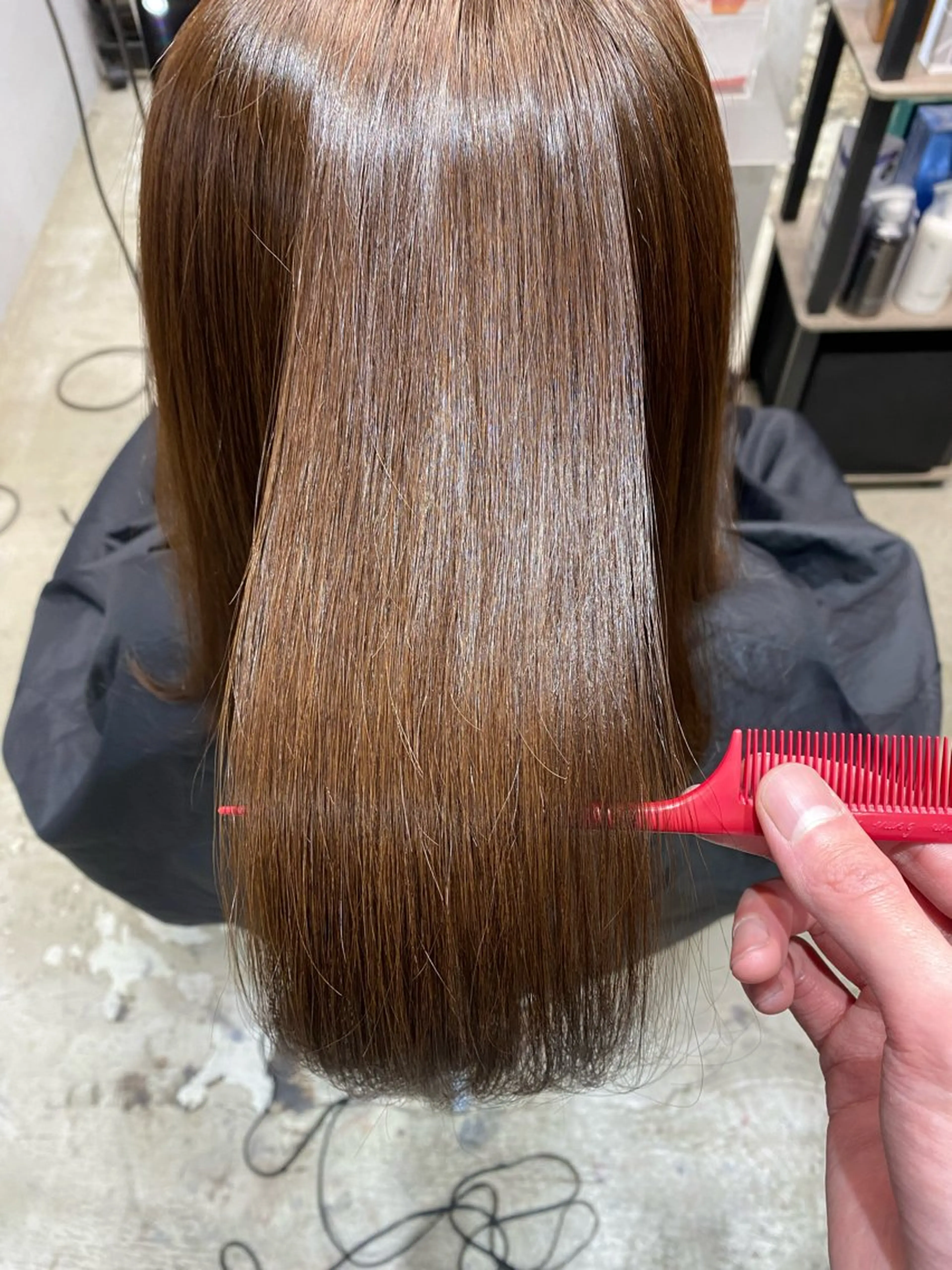 セミロング カラー 髪質改善 トリートメント カット ヘアカラー トリートメント etora渋谷店所属・レイヤー×髪質改善✨ 渋谷/佐藤侑哉のヘアスタイル