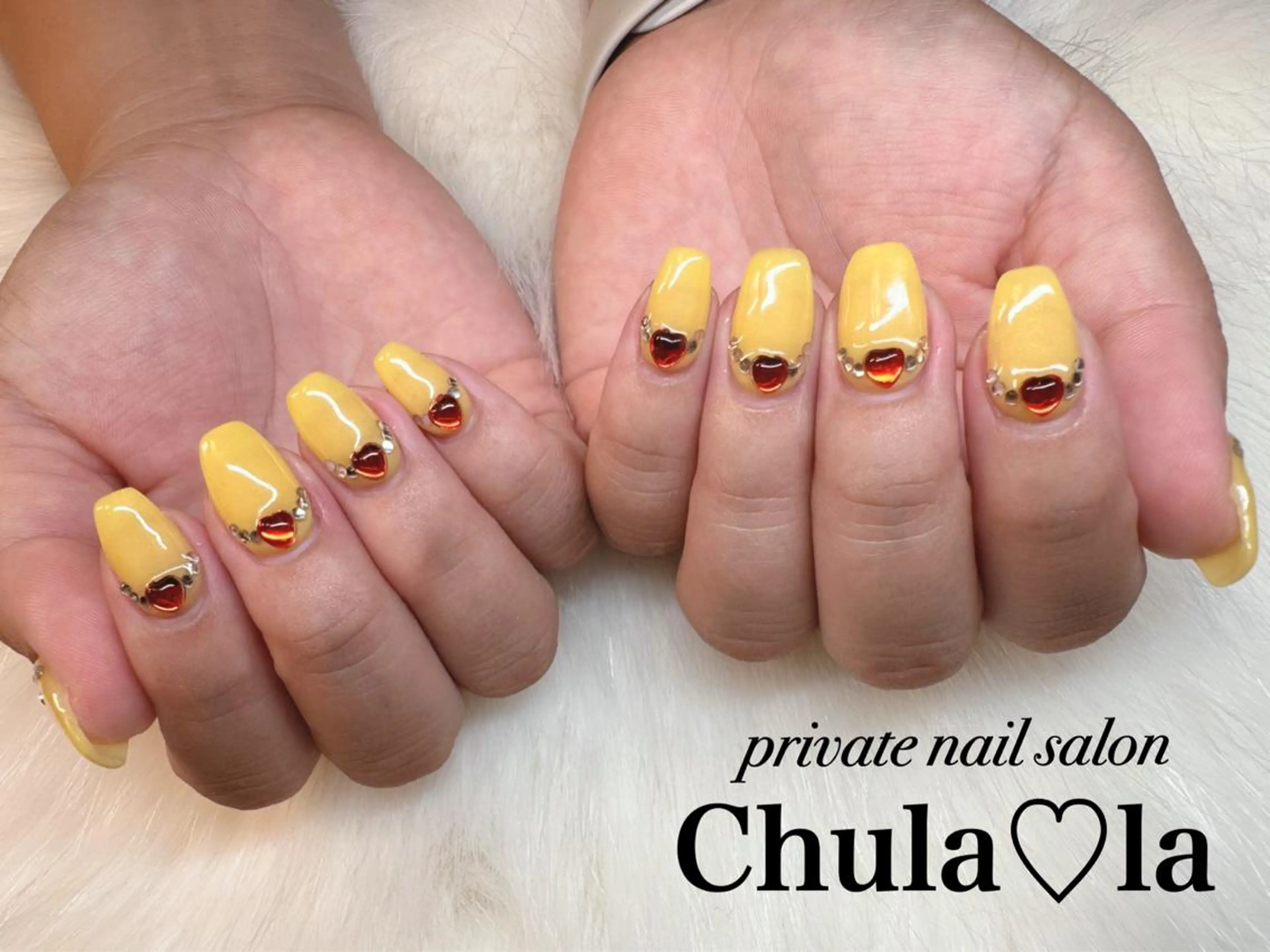 ネイル ストーンネイル ハンドネイル Chula♡la 豊見城市高安のネイルデザイン