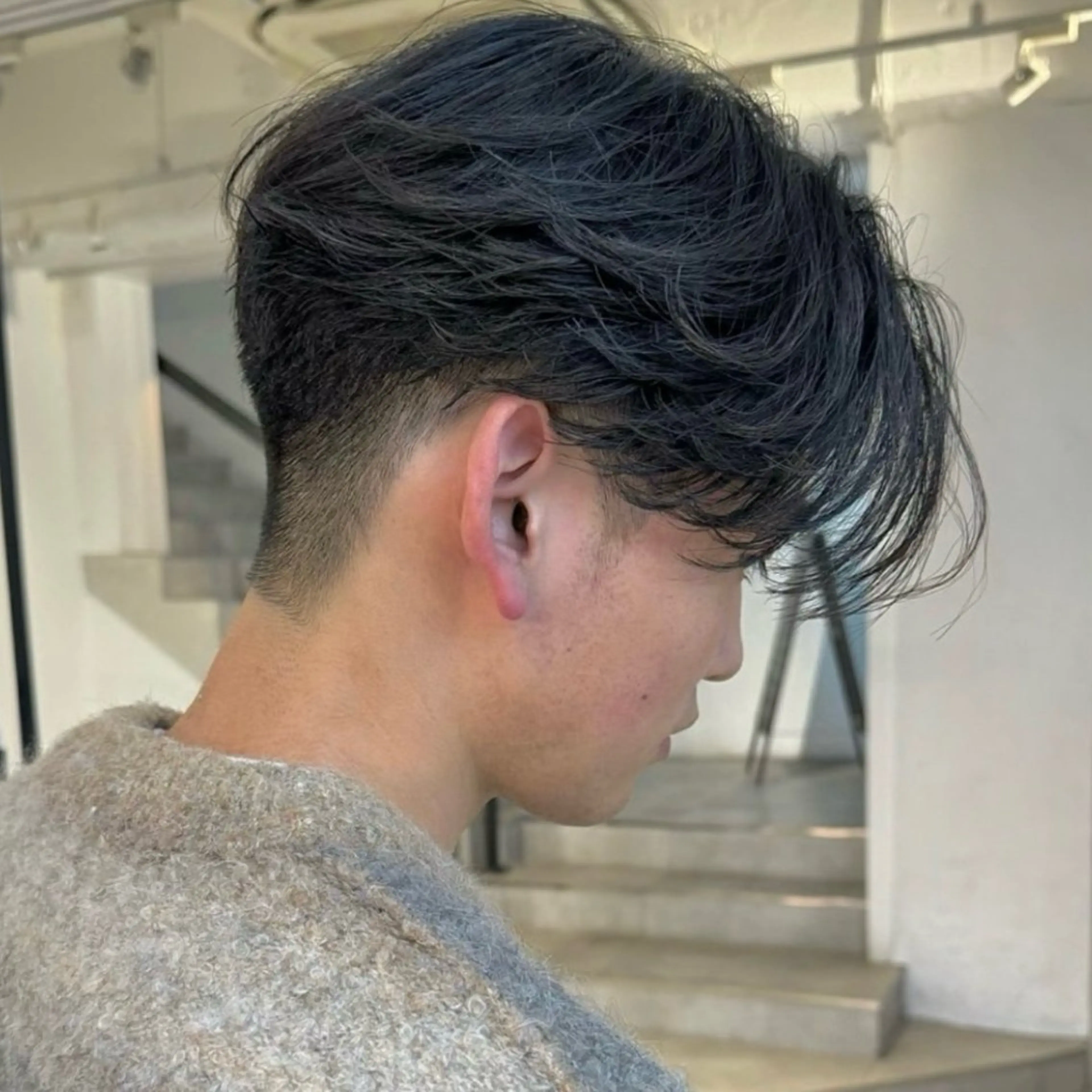 メンズ カット パーマ メンズパーマ/ メッシュ📍ユリのヘアスタイル