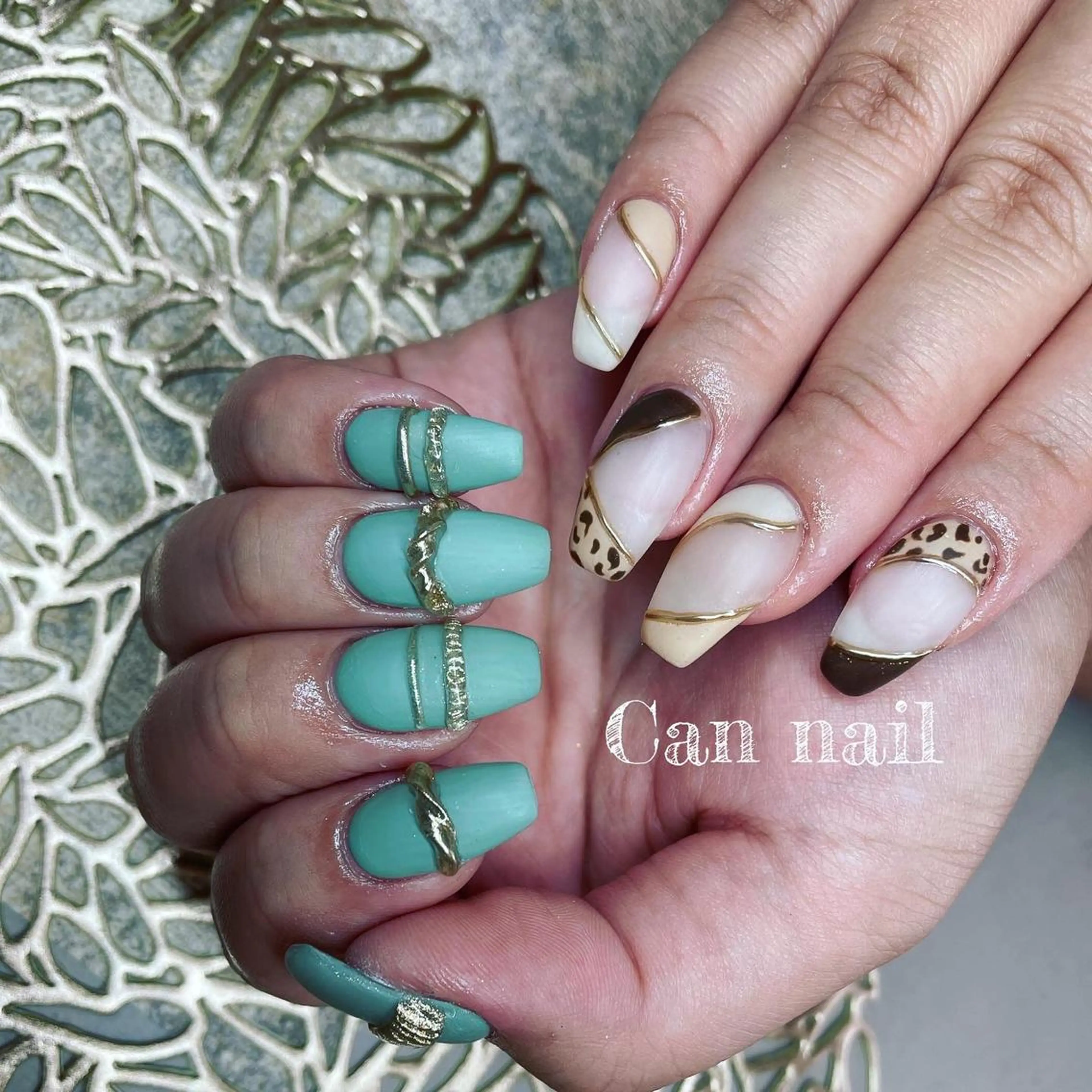 セミロング ネイル Parfum パルファンのネイルデザイン